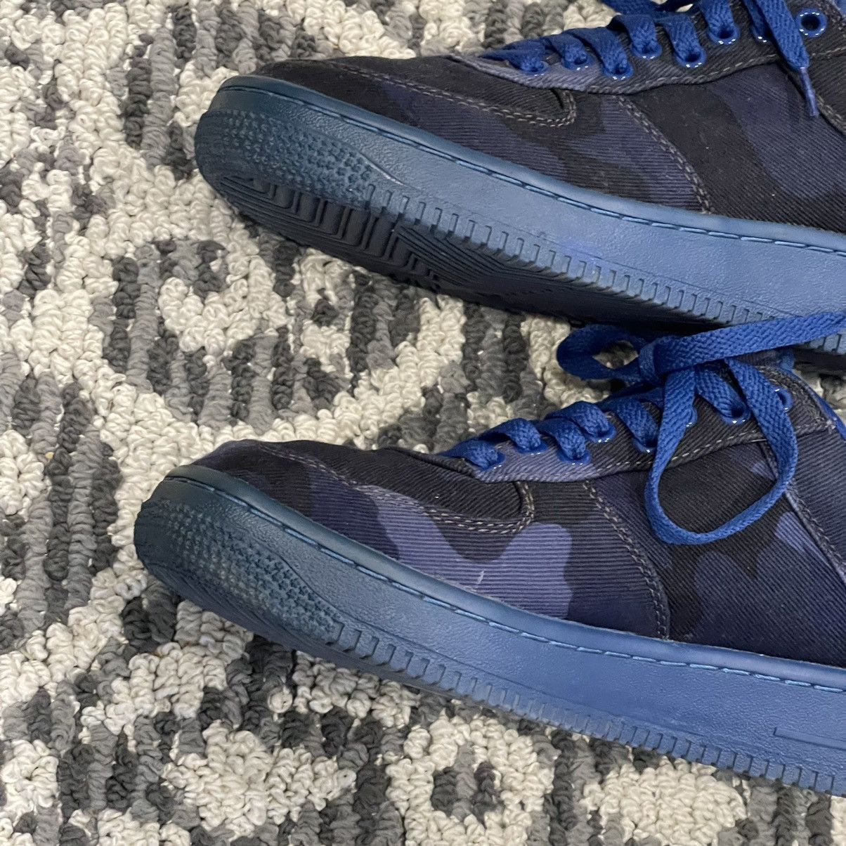 Bape OG Bape Bapesta Blue Camo Canvas Size US 9 / EU 42 - 9 Thumbnail