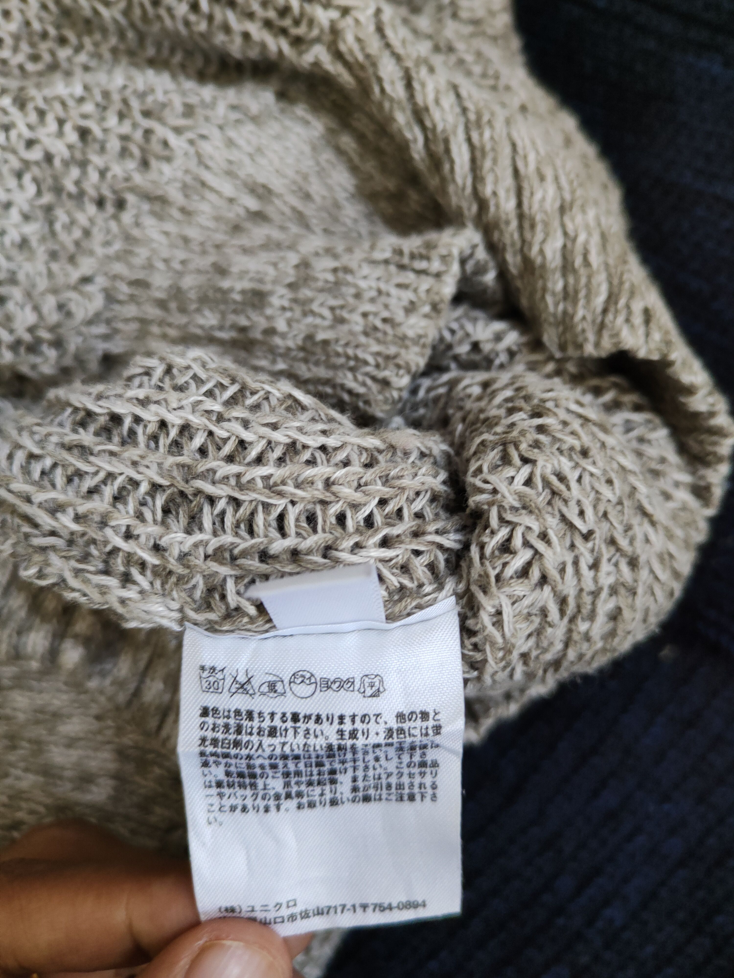Homespun Knitwear × Japanese Brand × Uniqlo Uniqlo Brown Knitwear Sweatshirt #5500 Size L / US 10 / IT 46 - 10 Thumbnail