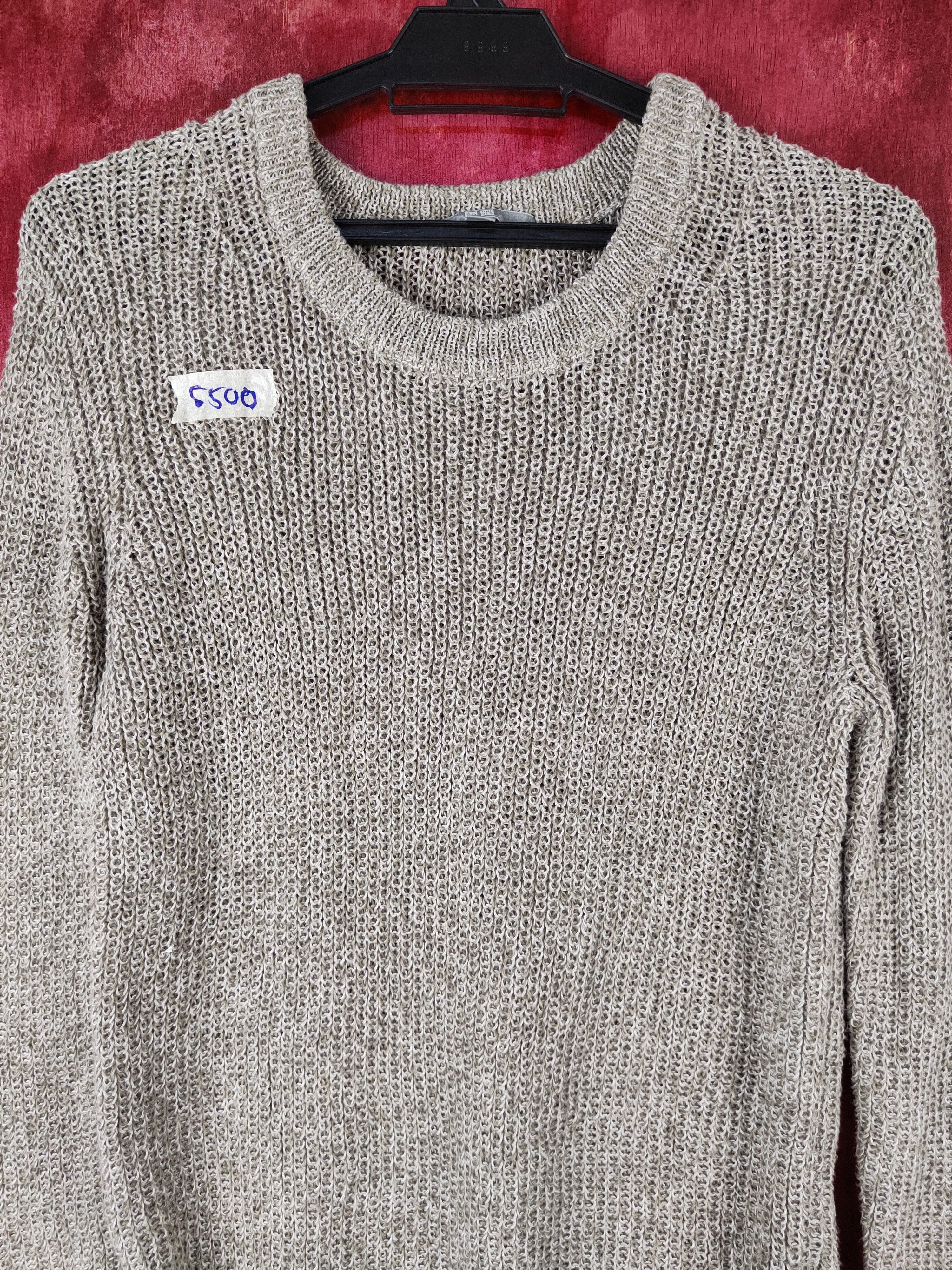Homespun Knitwear × Japanese Brand × Uniqlo Uniqlo Brown Knitwear Sweatshirt #5500 Size L / US 10 / IT 46 - 2 Thumbnail