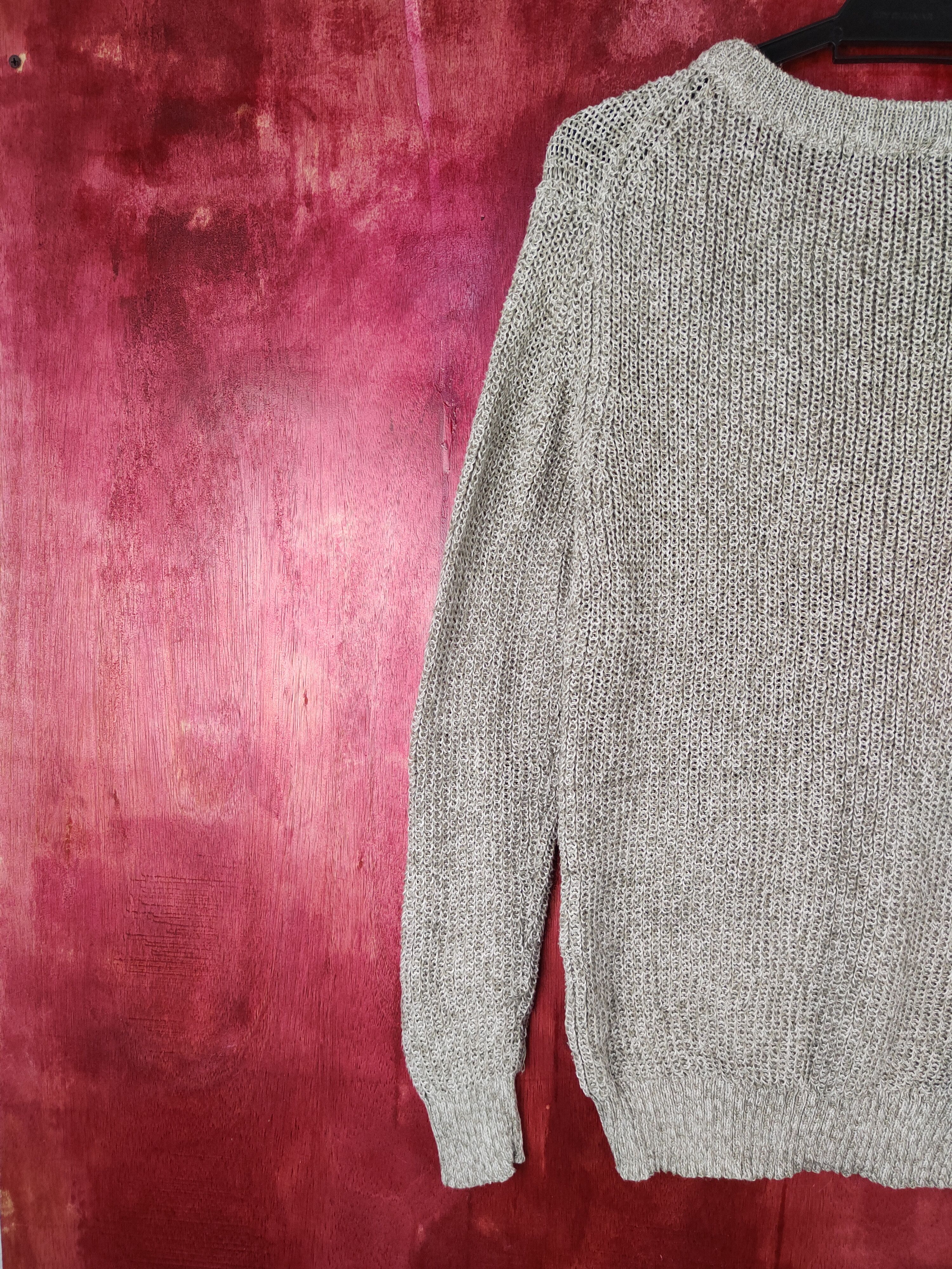 Homespun Knitwear × Japanese Brand × Uniqlo Uniqlo Brown Knitwear Sweatshirt #5500 Size L / US 10 / IT 46 - 8 Thumbnail