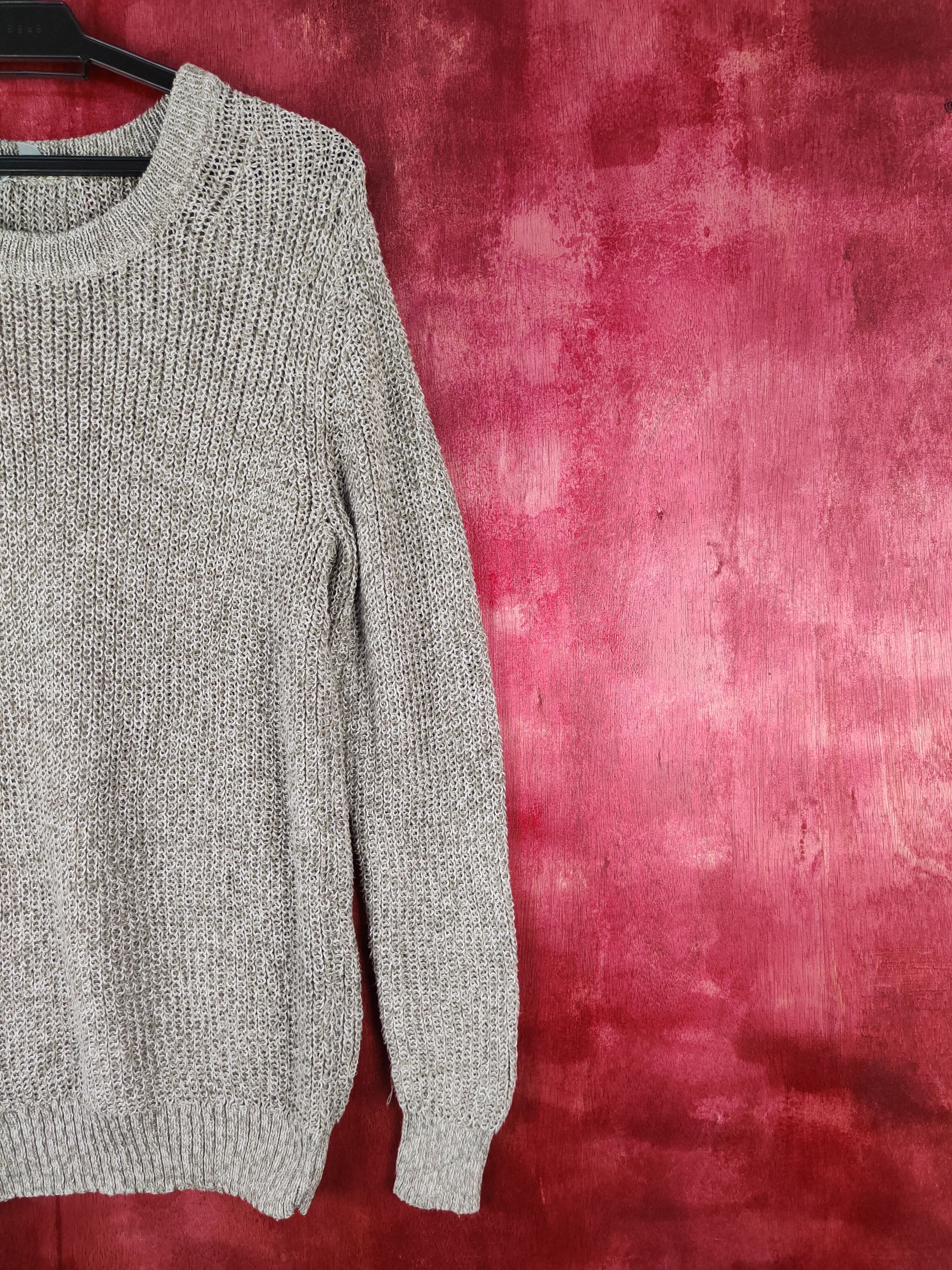 Homespun Knitwear × Japanese Brand × Uniqlo Uniqlo Brown Knitwear Sweatshirt #5500 Size L / US 10 / IT 46 - 5 Thumbnail