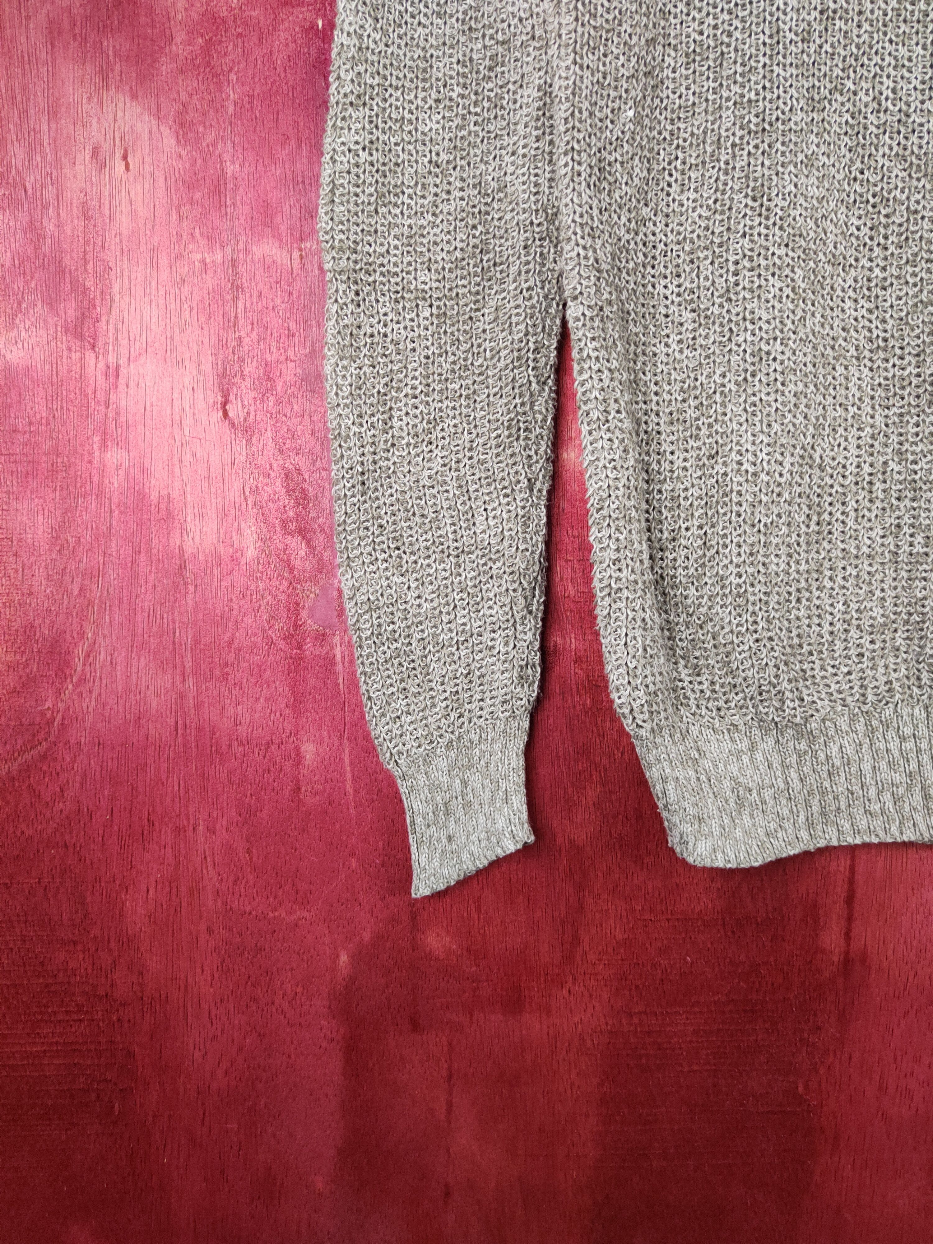 Homespun Knitwear × Japanese Brand × Uniqlo Uniqlo Brown Knitwear Sweatshirt #5500 Size L / US 10 / IT 46 - 4 Thumbnail