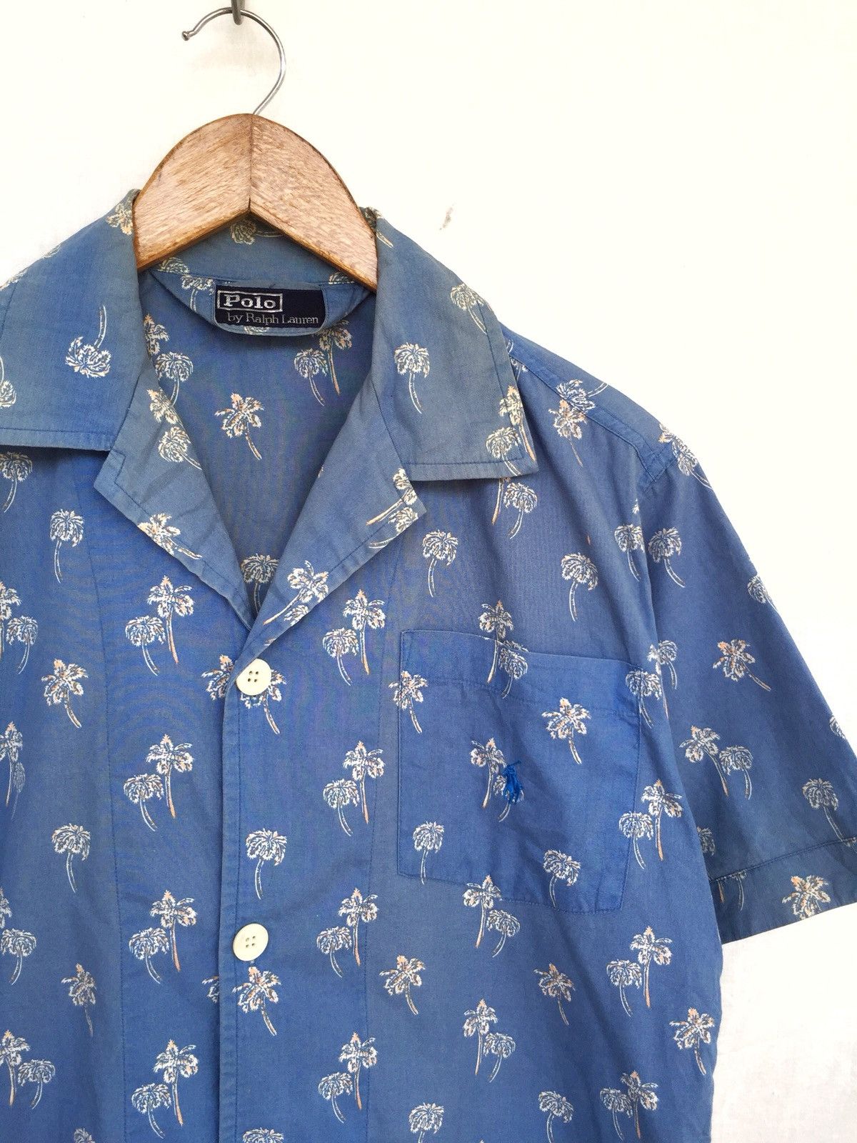Polo Ralph Lauren HEAT🔥90s Ralph Lauren Palm Trees Hawaiian Shirt Size US M / EU 48-50 / 2 - 2 Thumbnail