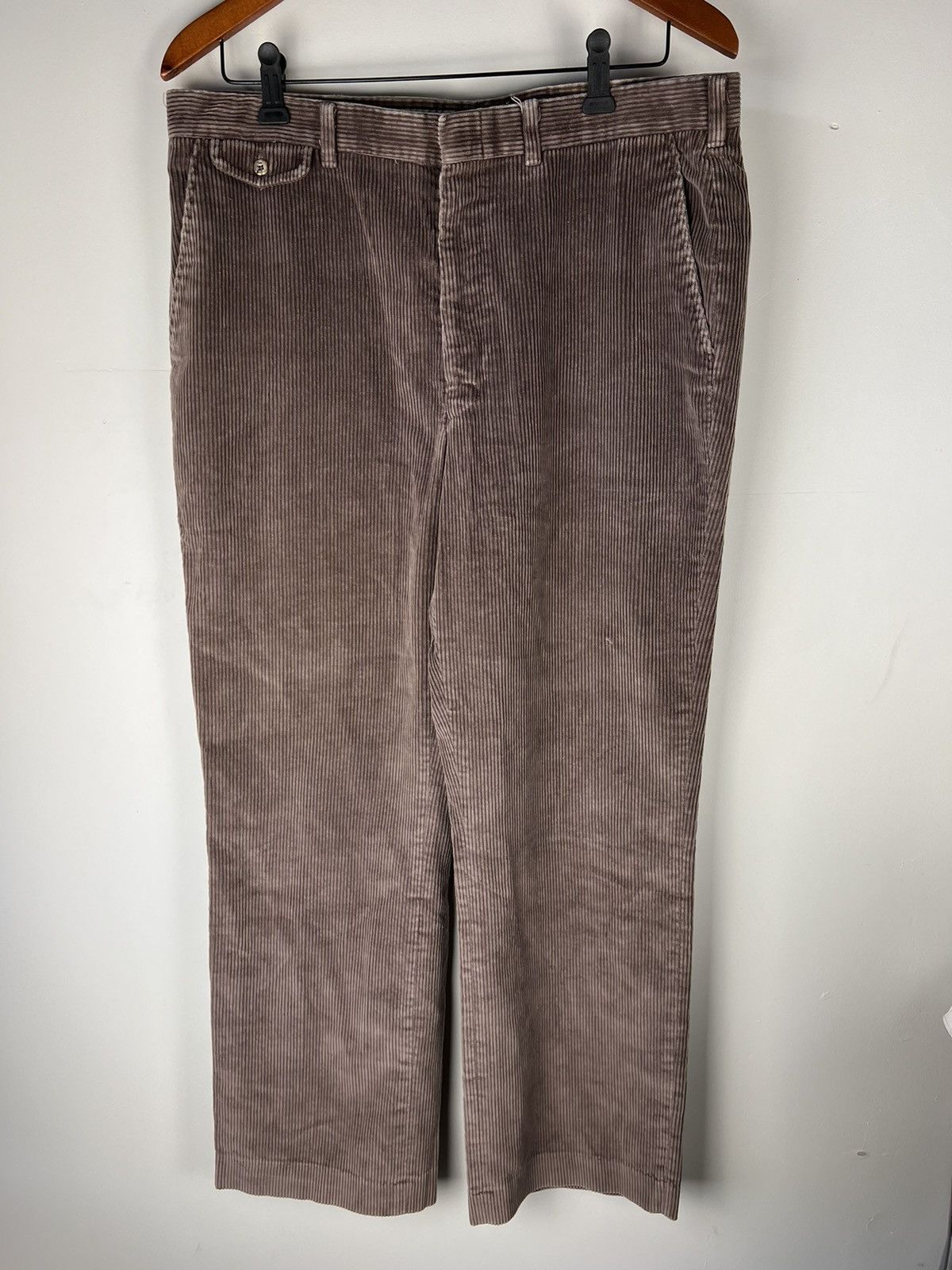 Vintage Vintage Brown Corduroy Trousers Size US 34 / EU 50 - 1 Thumbnail