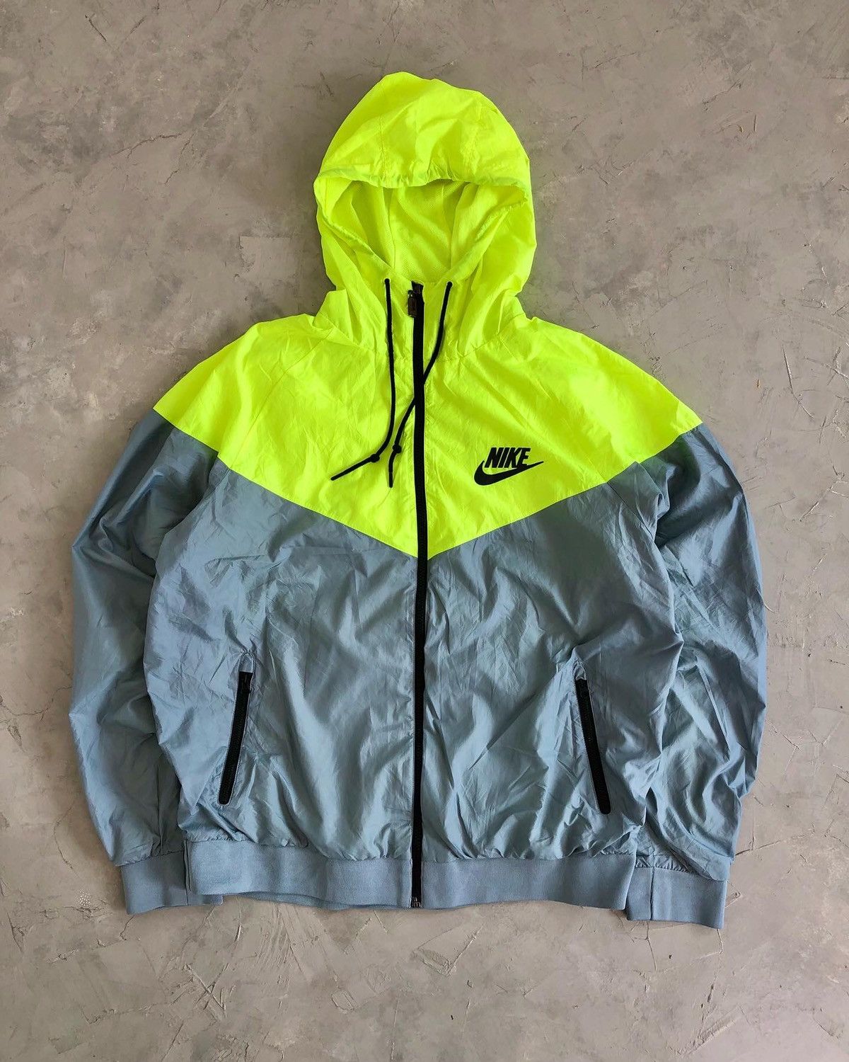 Nike Windbreaker Neon Green Grailed