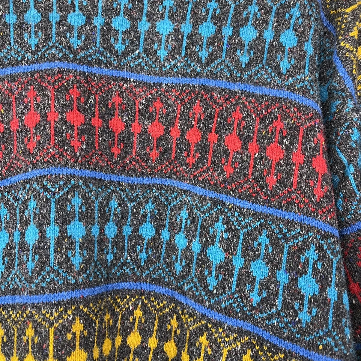 Vintage Vintage 90s Funky Stylized Sweater Size US L / EU 52-54 / 3 - 3 Thumbnail