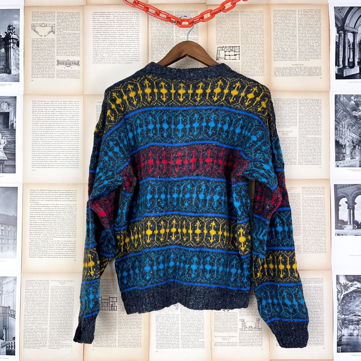 Vintage Vintage 90s Funky Stylized Sweater Size US L / EU 52-54 / 3 - 2 Thumbnail