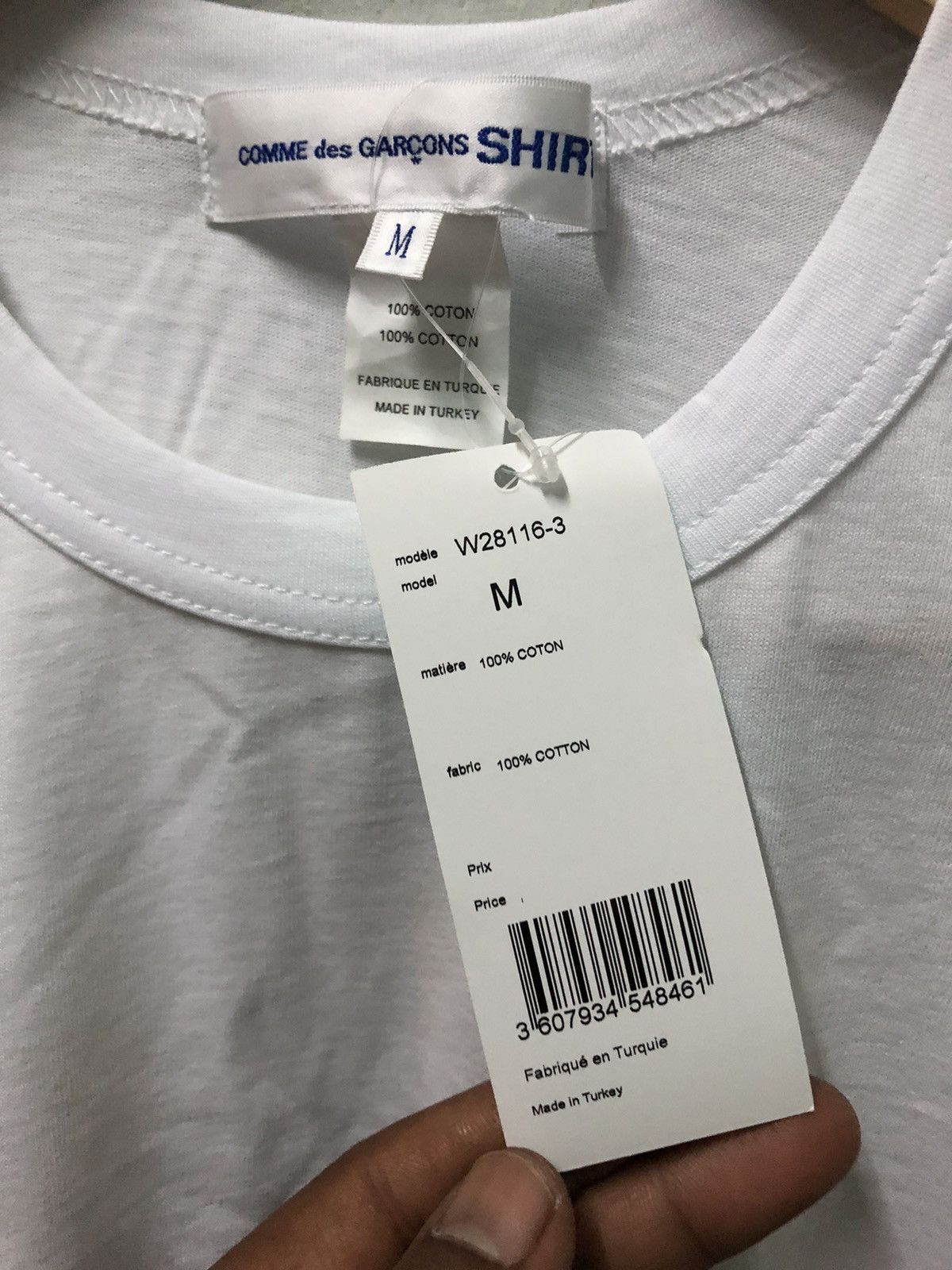 Comme des Garcons × Japanese Brand COMME DES GARÇONS SHIRT SPELL OUT LOGO Size US L / EU 52-54 / 3 - 4 Thumbnail