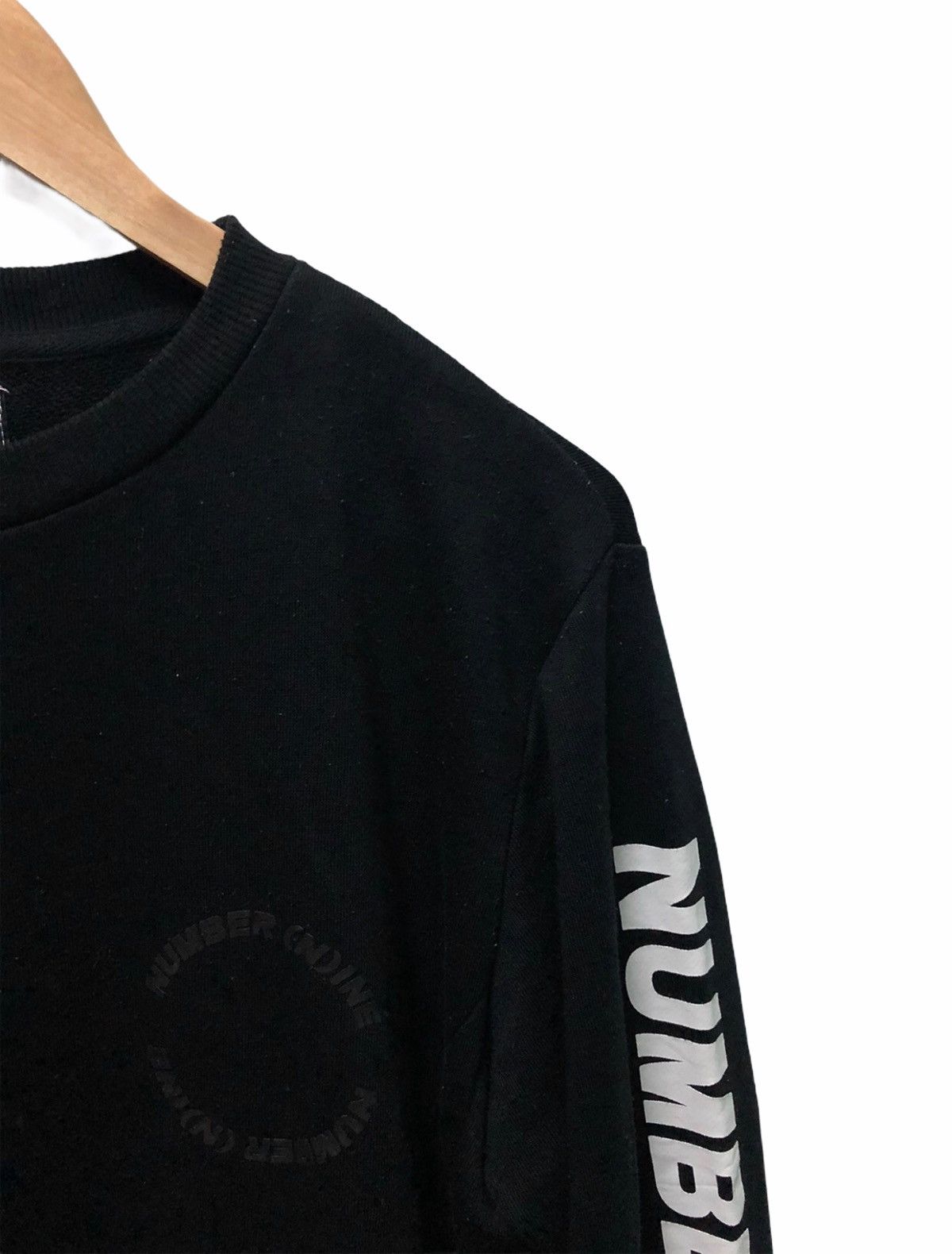 Japanese Brand Number (N)ine Denim Side Tape Sweatshirt Two Pocket Size US M / EU 48-50 / 2 - 3 Thumbnail