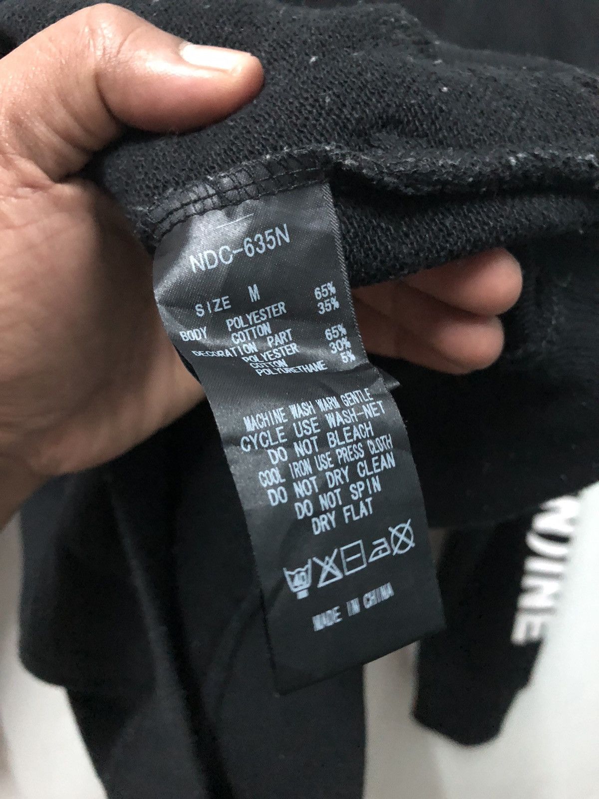 Japanese Brand Number (N)ine Denim Side Tape Sweatshirt Two Pocket Size US M / EU 48-50 / 2 - 6 Thumbnail