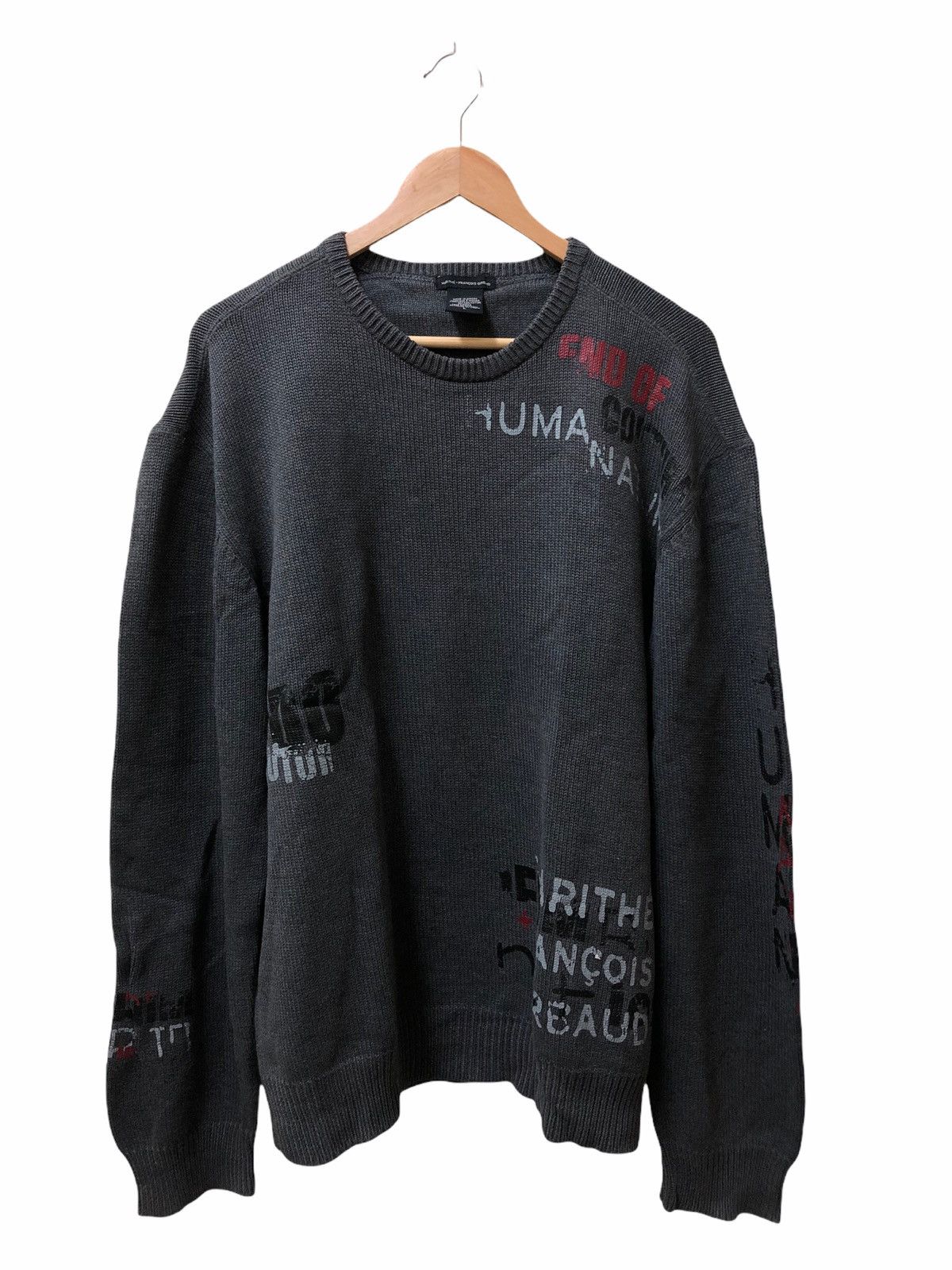 Marithe + Francois Girbaud MARITHE FRANCOIS GIRBAUD SWEATSHIRT PAINT DESIGN Size US L / EU 52-54 / 3 - 1 Thumbnail