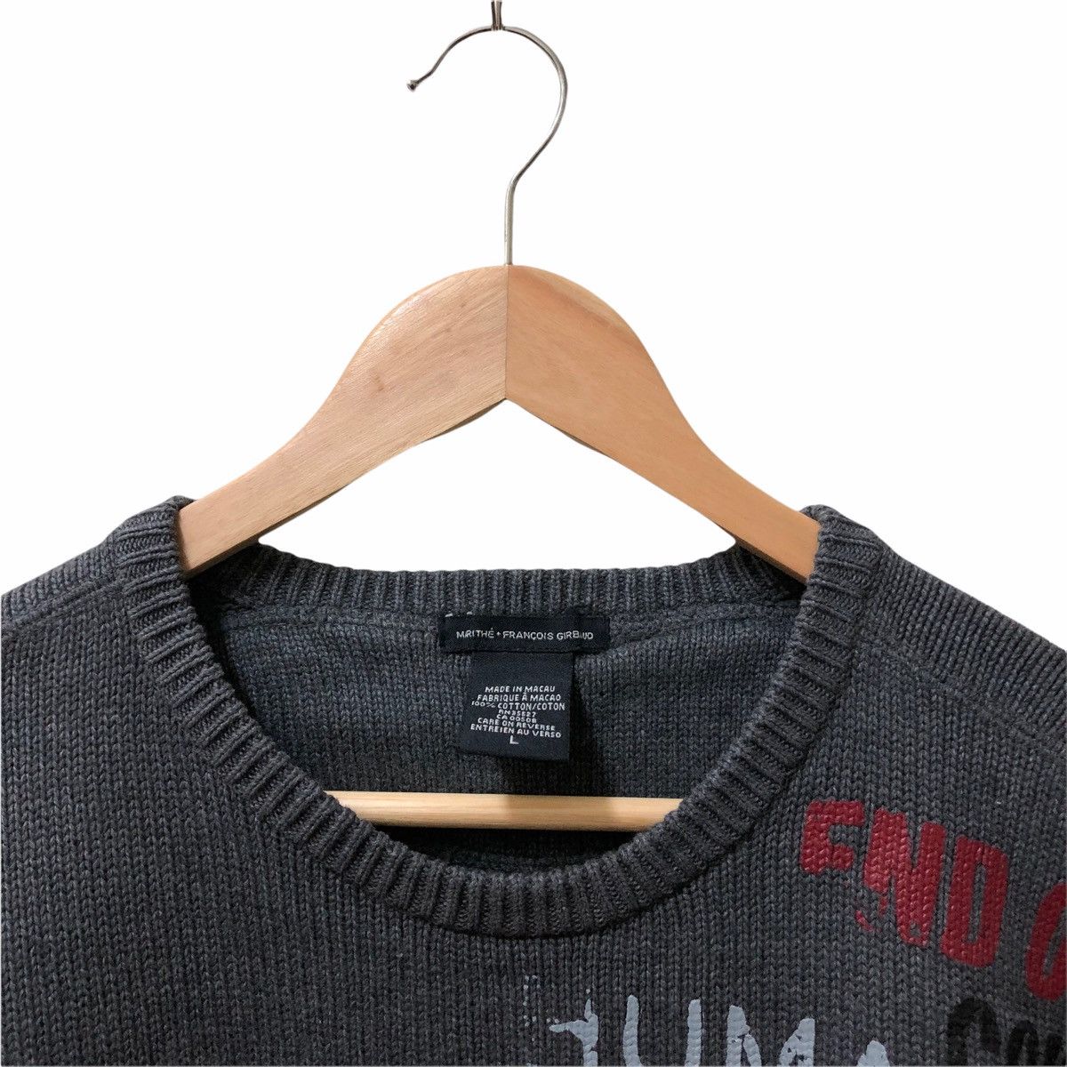 Marithe + Francois Girbaud MARITHE FRANCOIS GIRBAUD SWEATSHIRT PAINT DESIGN Size US L / EU 52-54 / 3 - 2 Thumbnail