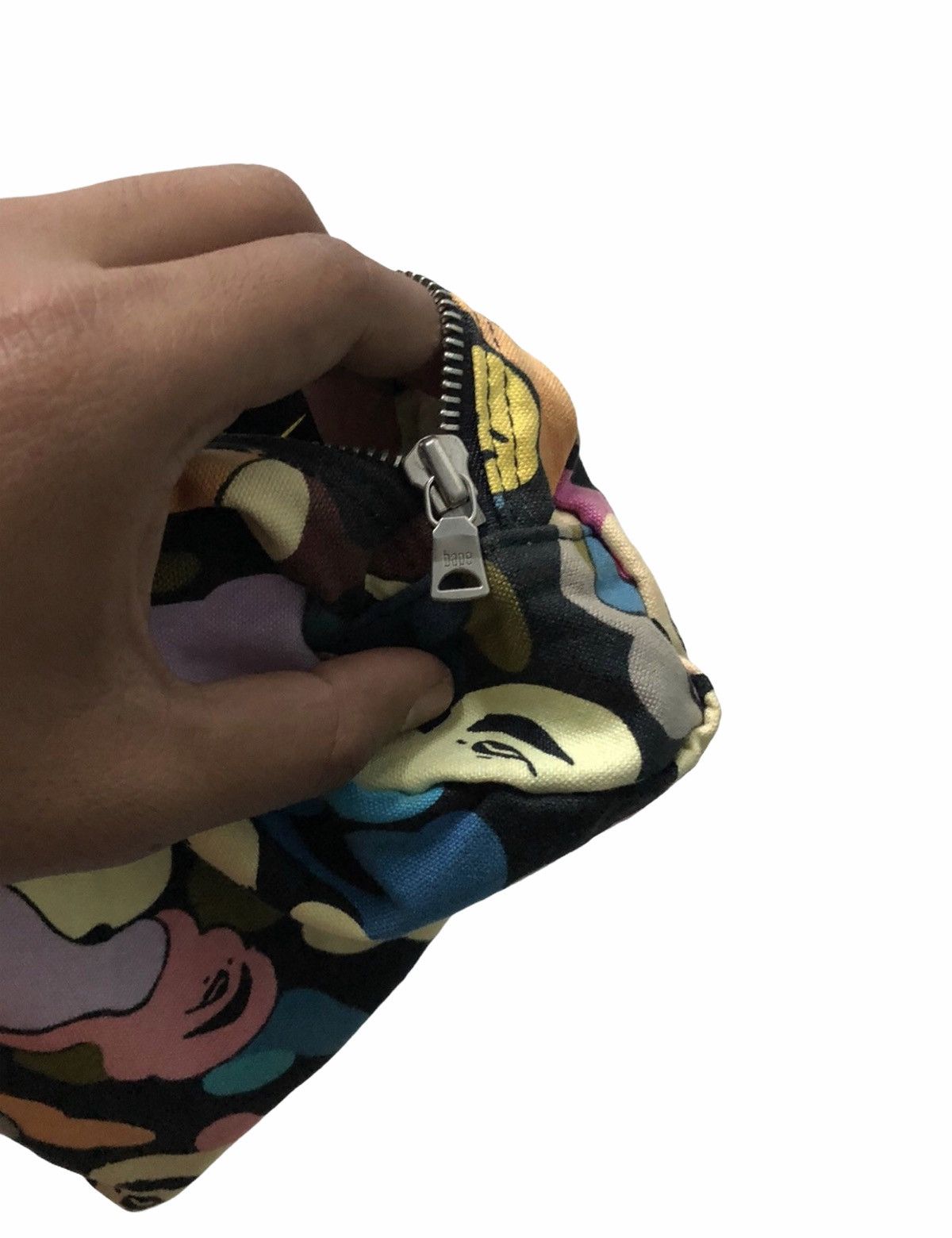 Bape RARE!!! Bape Multicolour Coin Case Mini Clutch Bag Size ONE SIZE - 3 Thumbnail