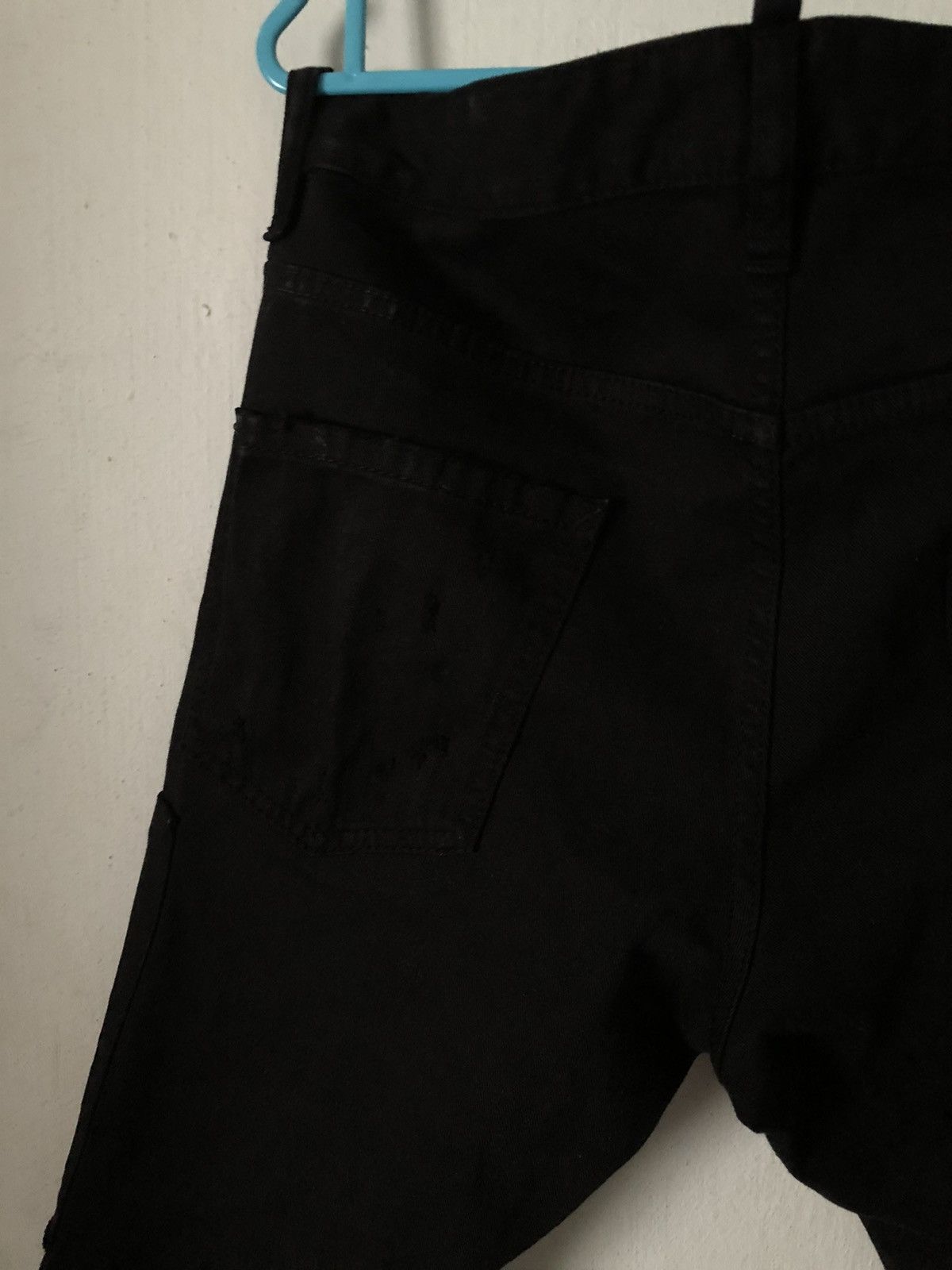 Dsquared2 Rare!!! DSQUARED2 Distressed Slim Fit Denim Black Colour Size US 34 / EU 50 - 14 Thumbnail