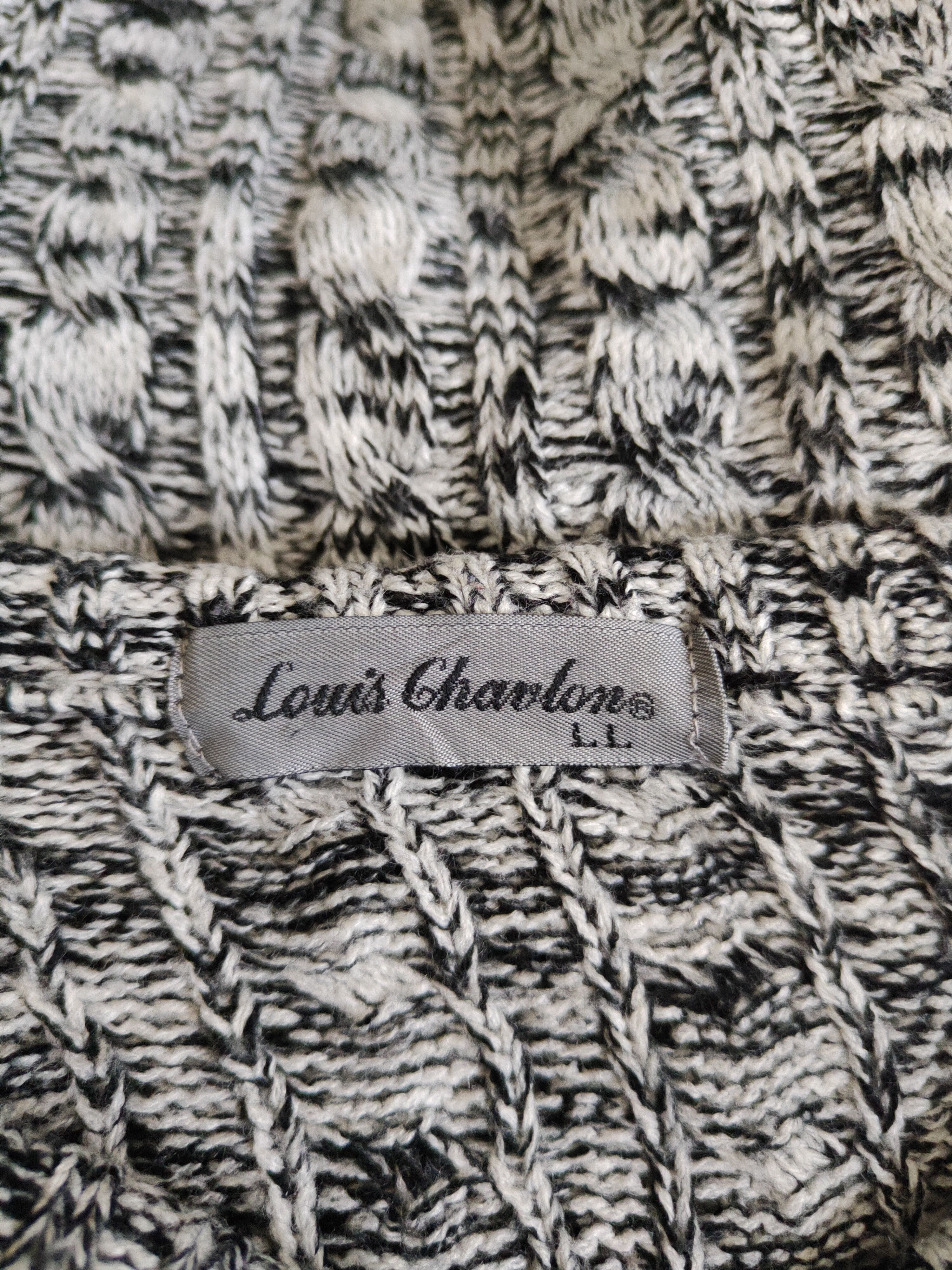 Japanese Brand × Other Louis Chavlon Black/White Knitwear #5492 Size US M / EU 48-50 / 2 - 11 Thumbnail