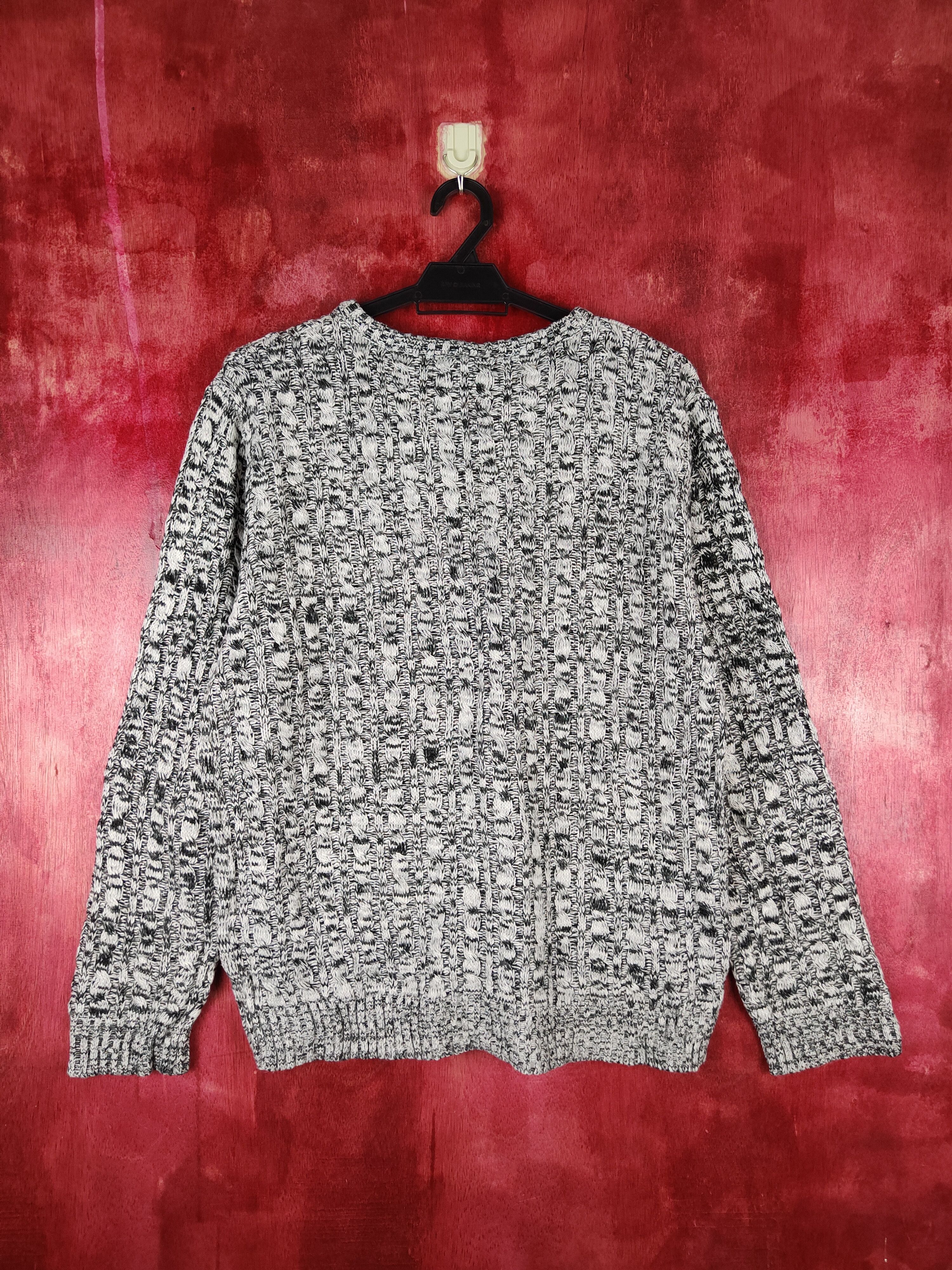Japanese Brand × Other Louis Chavlon Black/White Knitwear #5492 Size US M / EU 48-50 / 2 - 7 Thumbnail