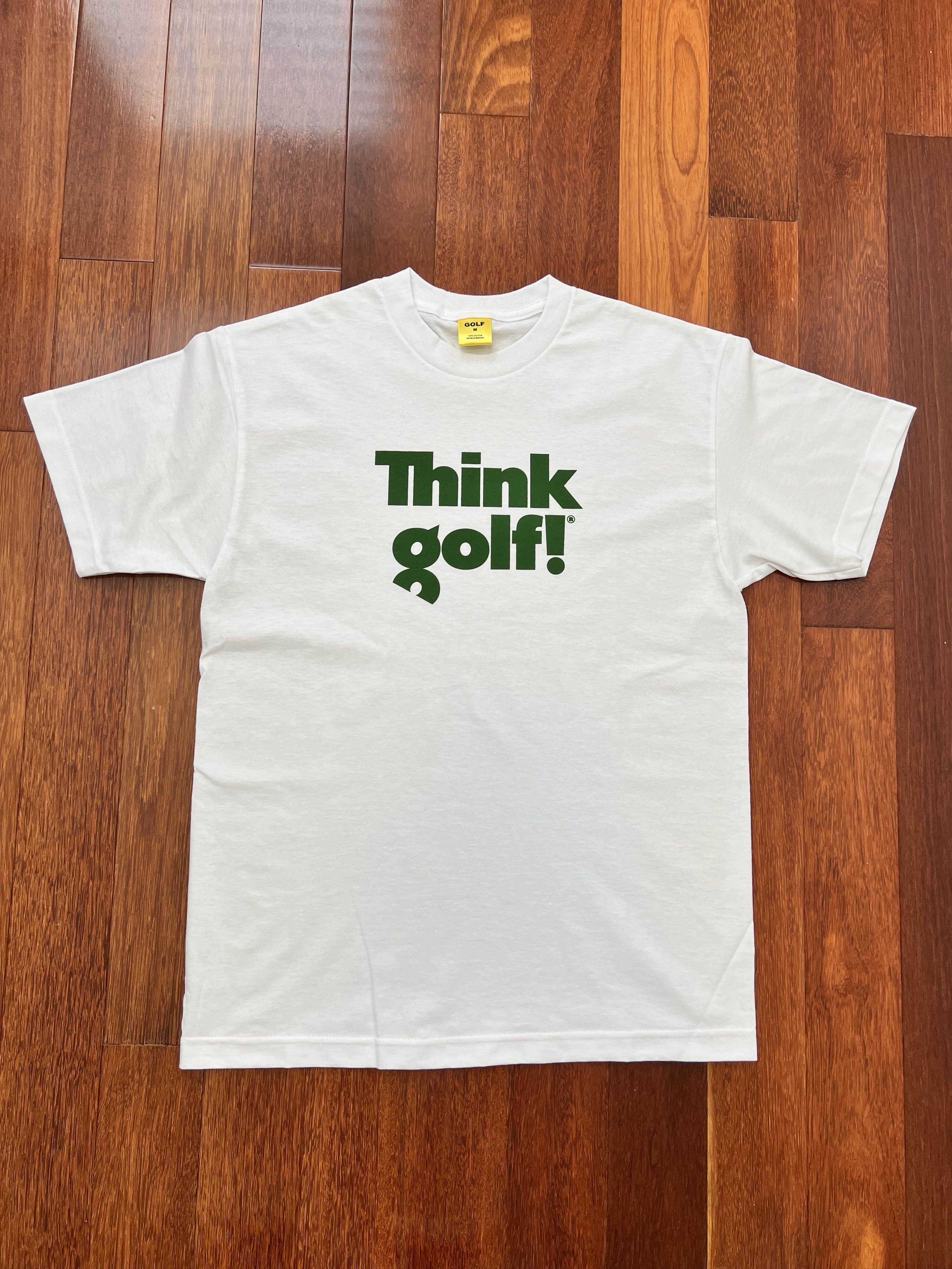 Golf Wang × Tyler The Creator 💚 Golf Wang Think Golf Tee White Medium Size US M / EU 48-50 / 2 - 1 Thumbnail