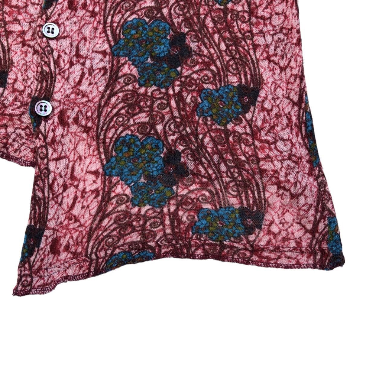 Yohji Yamamoto Y's YOHJI Yamamoto Stretchable Women Flora Shirt Size S / US 4 / IT 40 - 5 Thumbnail