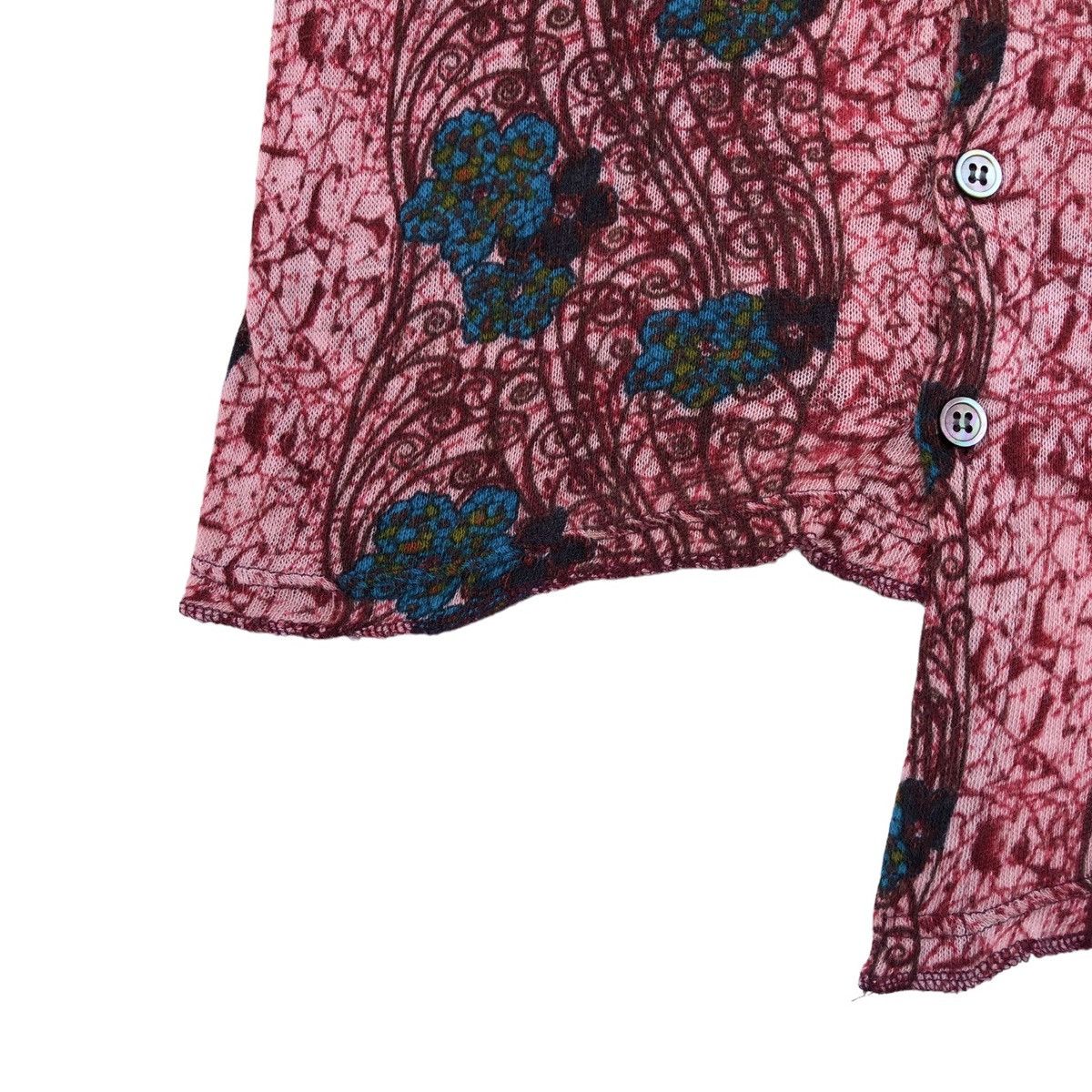 Yohji Yamamoto Y's YOHJI Yamamoto Stretchable Women Flora Shirt Size S / US 4 / IT 40 - 4 Thumbnail