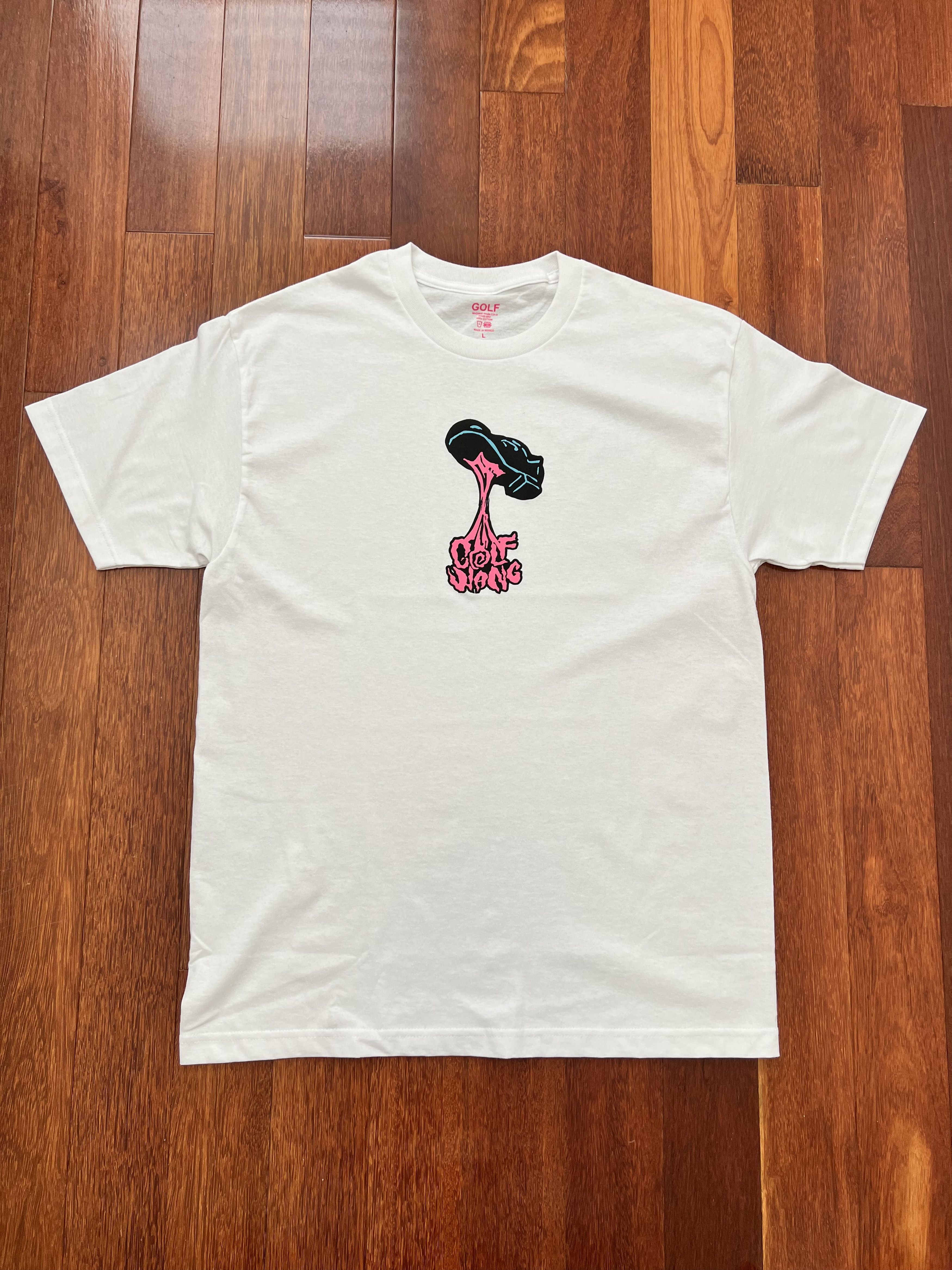 Golf Wang × Tyler The Creator 💚 Golf Wang Bubblegum Tee White Large Size US L / EU 52-54 / 3 - 1 Thumbnail