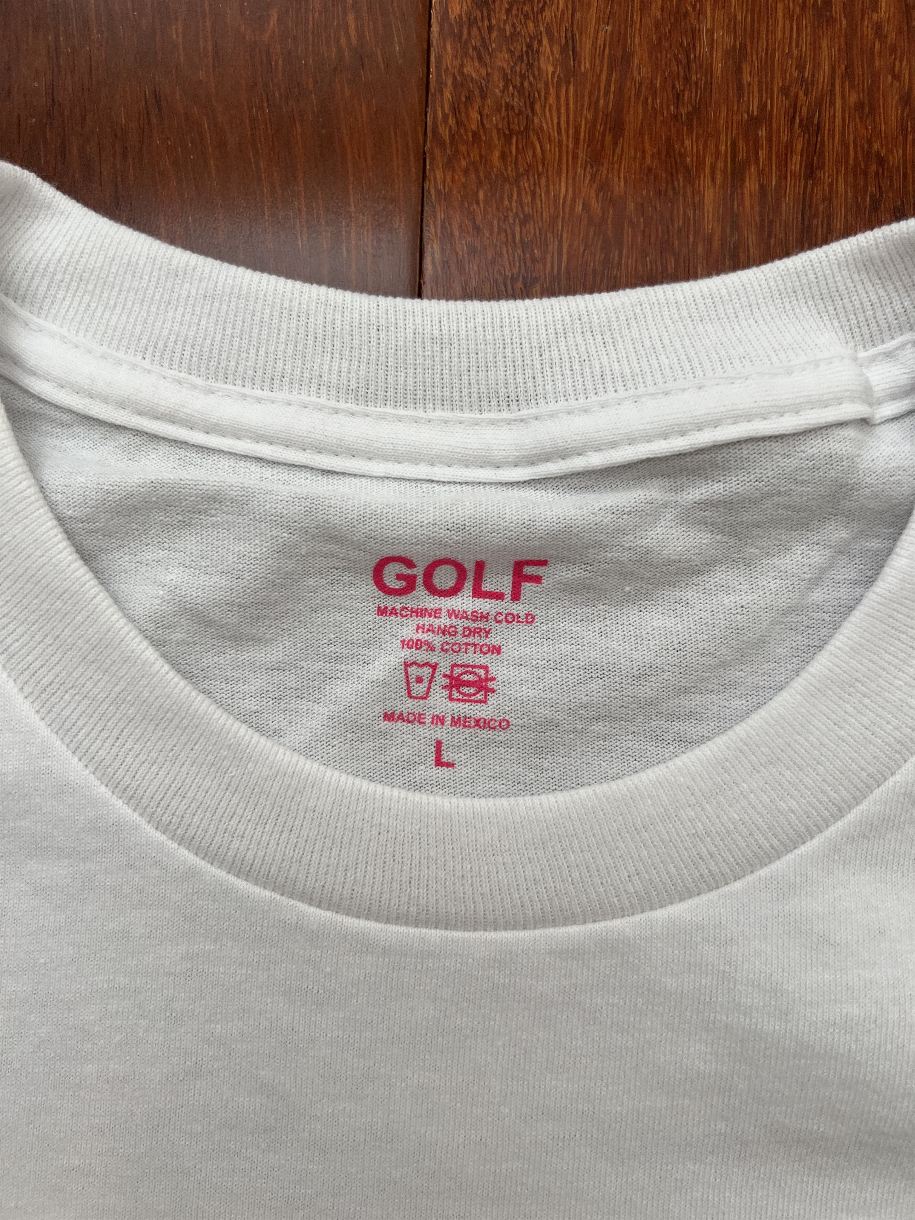 Golf Wang × Tyler The Creator 💚 Golf Wang Bubblegum Tee White Large Size US L / EU 52-54 / 3 - 4 Thumbnail