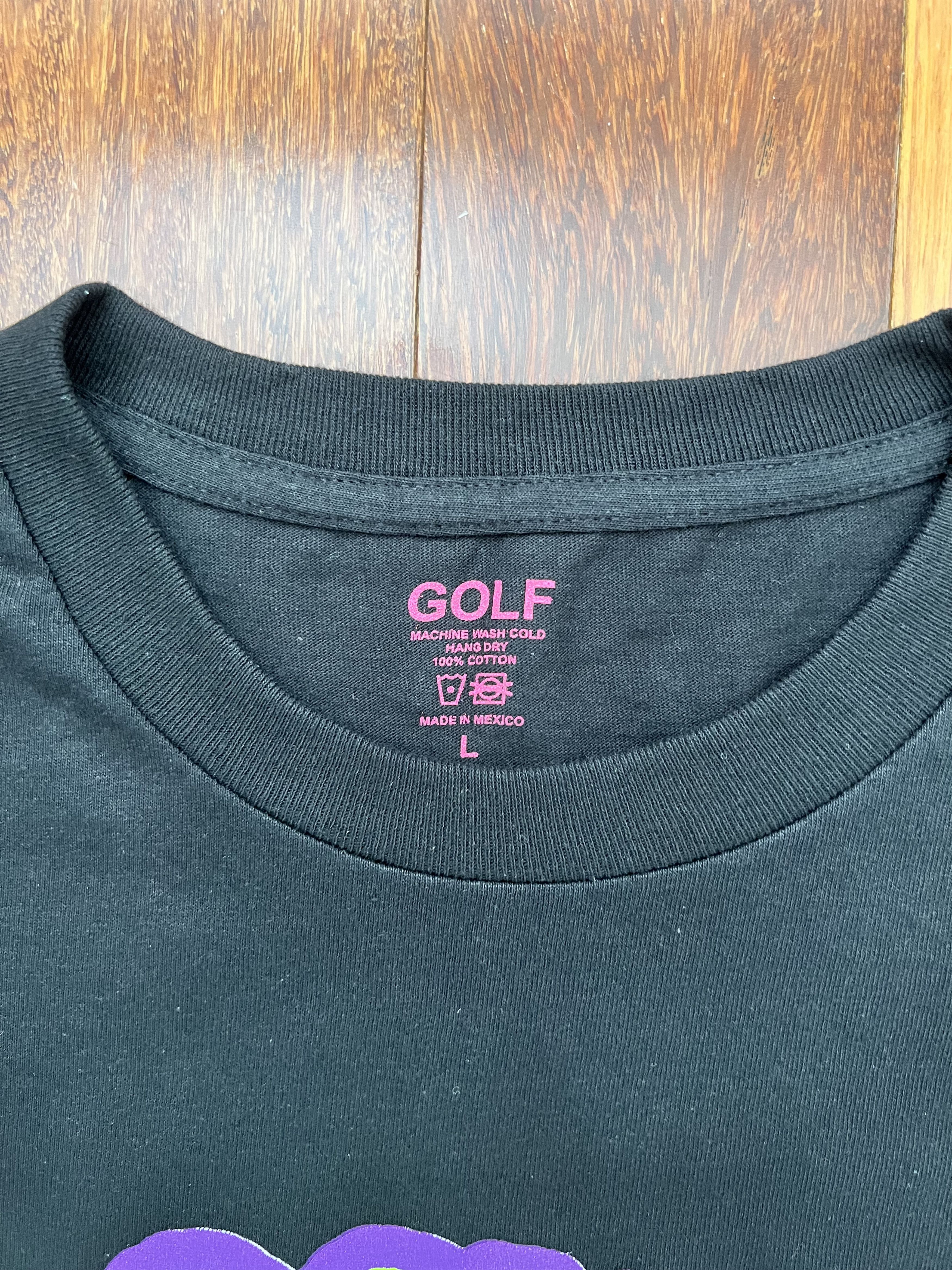 Golf Wang × Tyler The Creator 💚 Golf Wang Wham Tee Black Large NEW Size US L / EU 52-54 / 3 - 4 Thumbnail