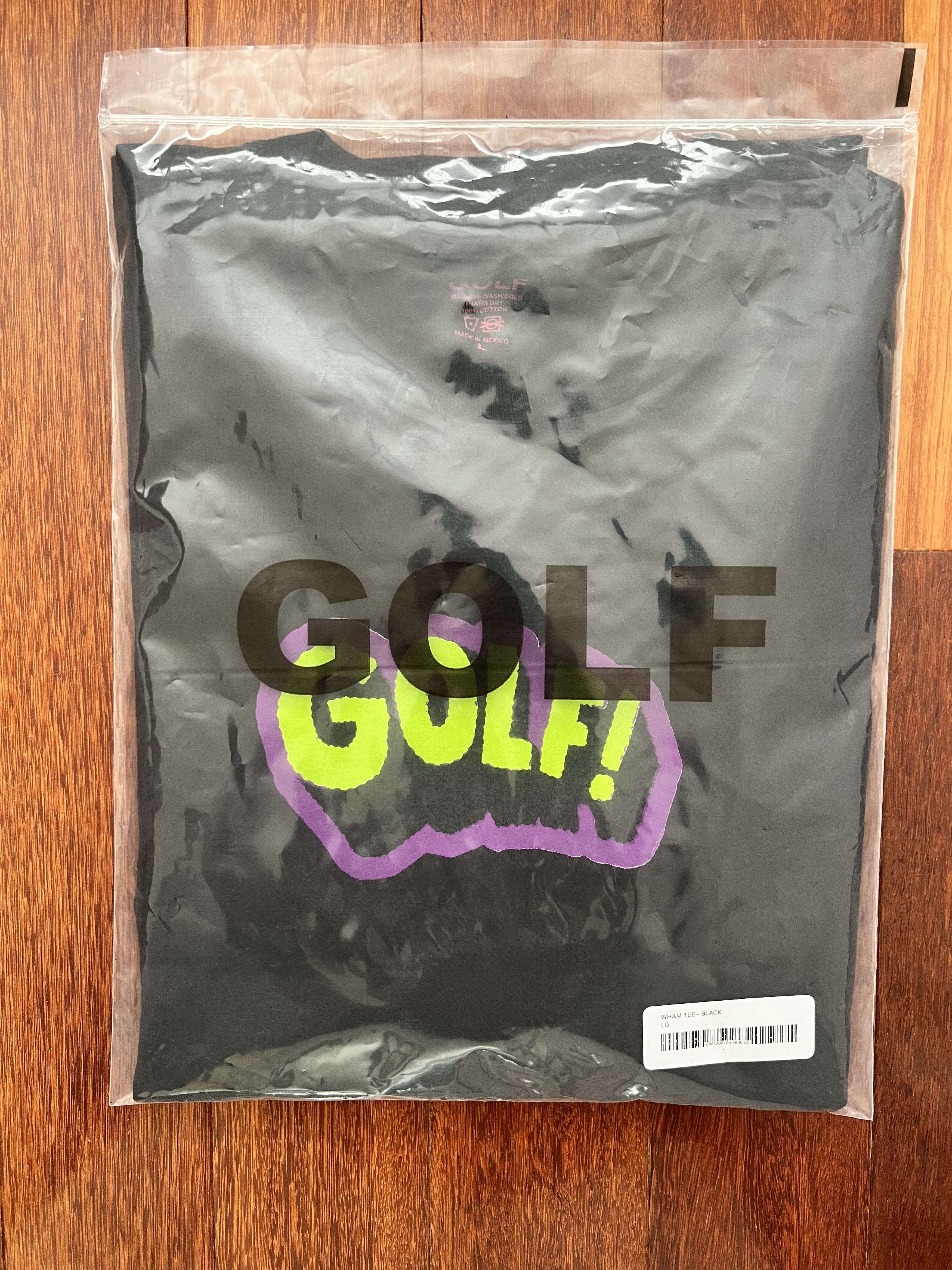 Golf Wang × Tyler The Creator 💚 Golf Wang Wham Tee Black Large NEW Size US L / EU 52-54 / 3 - 5 Thumbnail