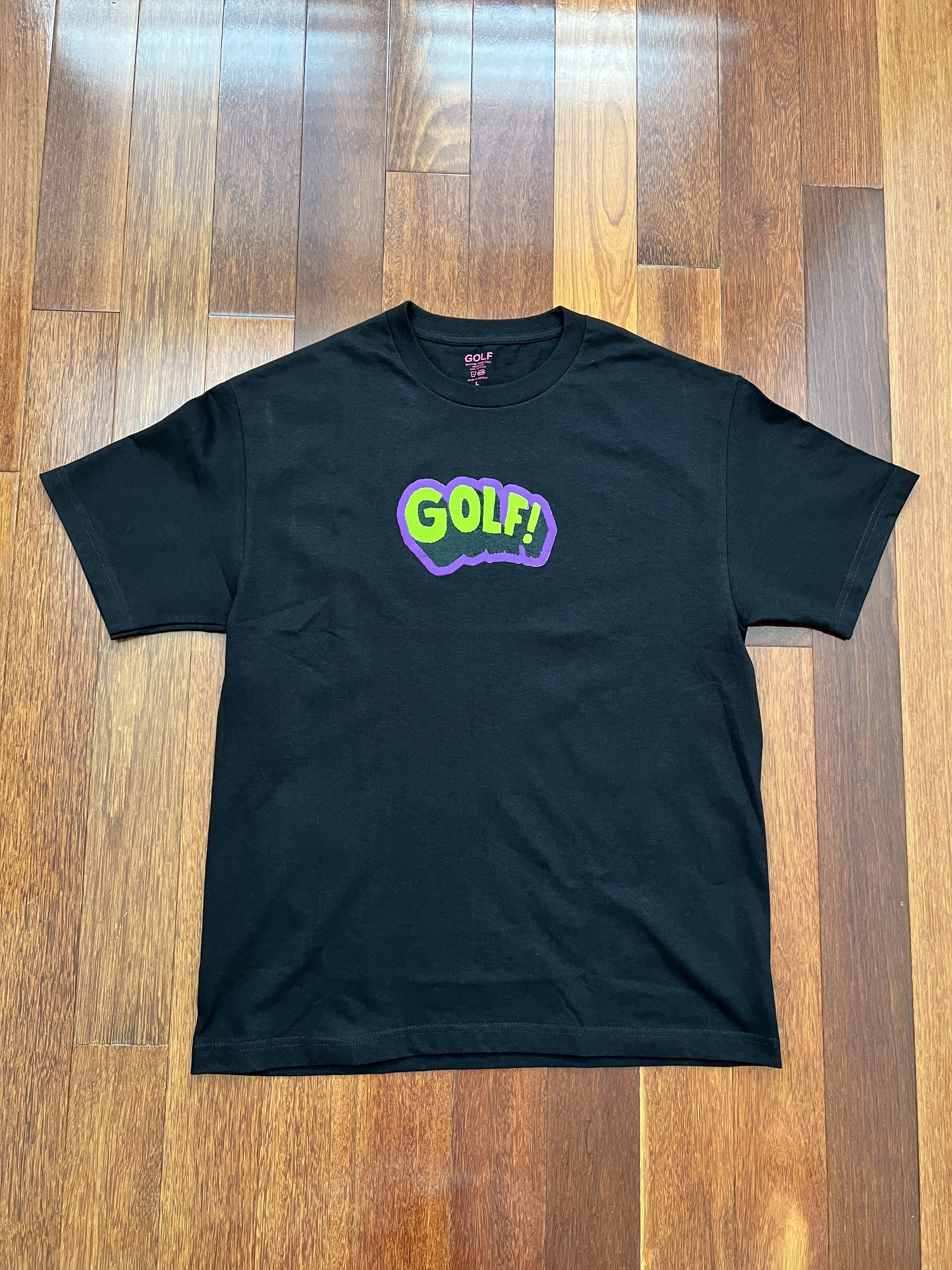 Golf Wang × Tyler The Creator 💚 Golf Wang Wham Tee Black Large NEW Size US L / EU 52-54 / 3 - 1 Thumbnail