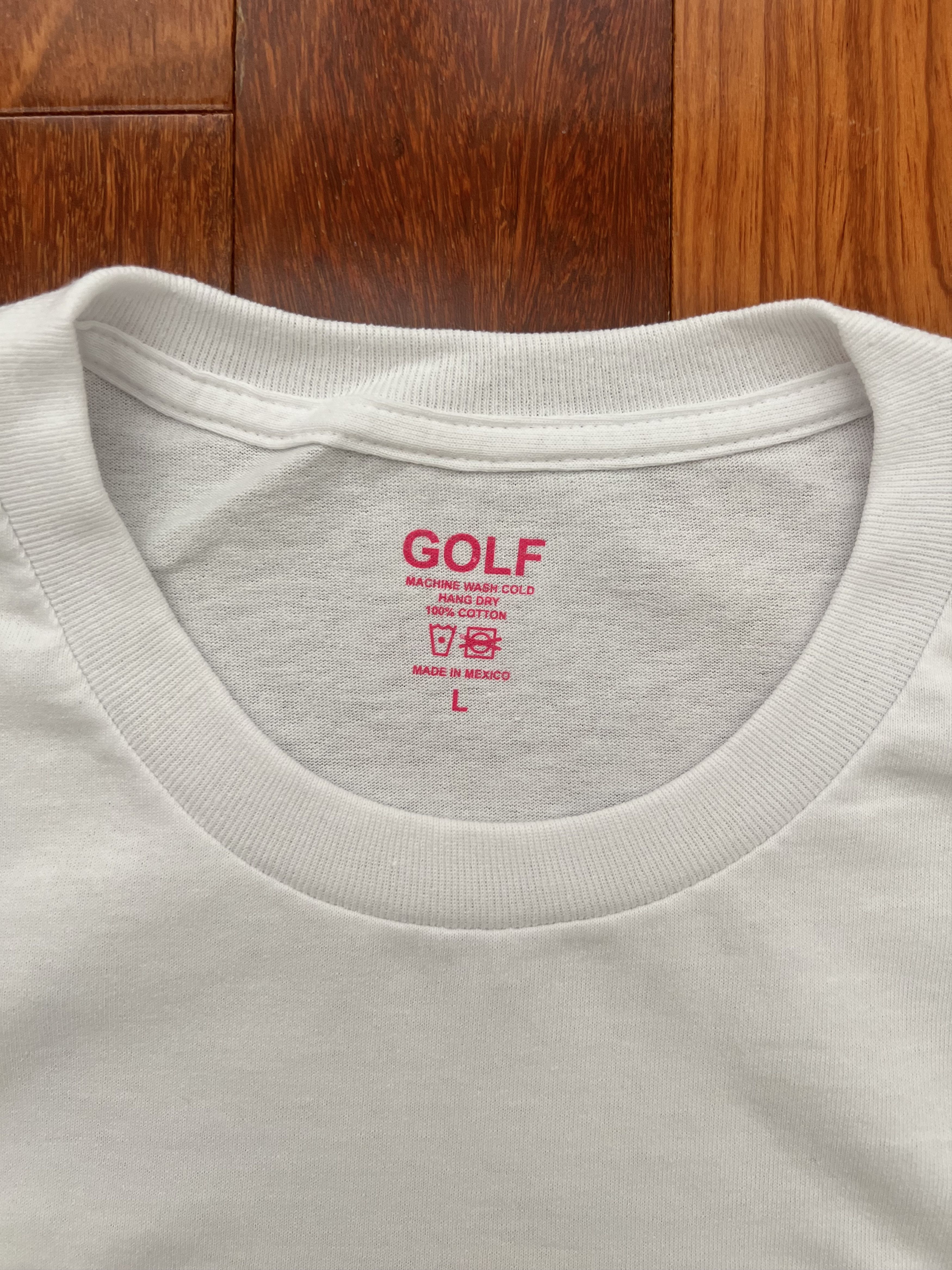 Golf Wang × Tyler The Creator 💚 Golf Wang Wham Tee White Large NEW Size US L / EU 52-54 / 3 - 4 Thumbnail