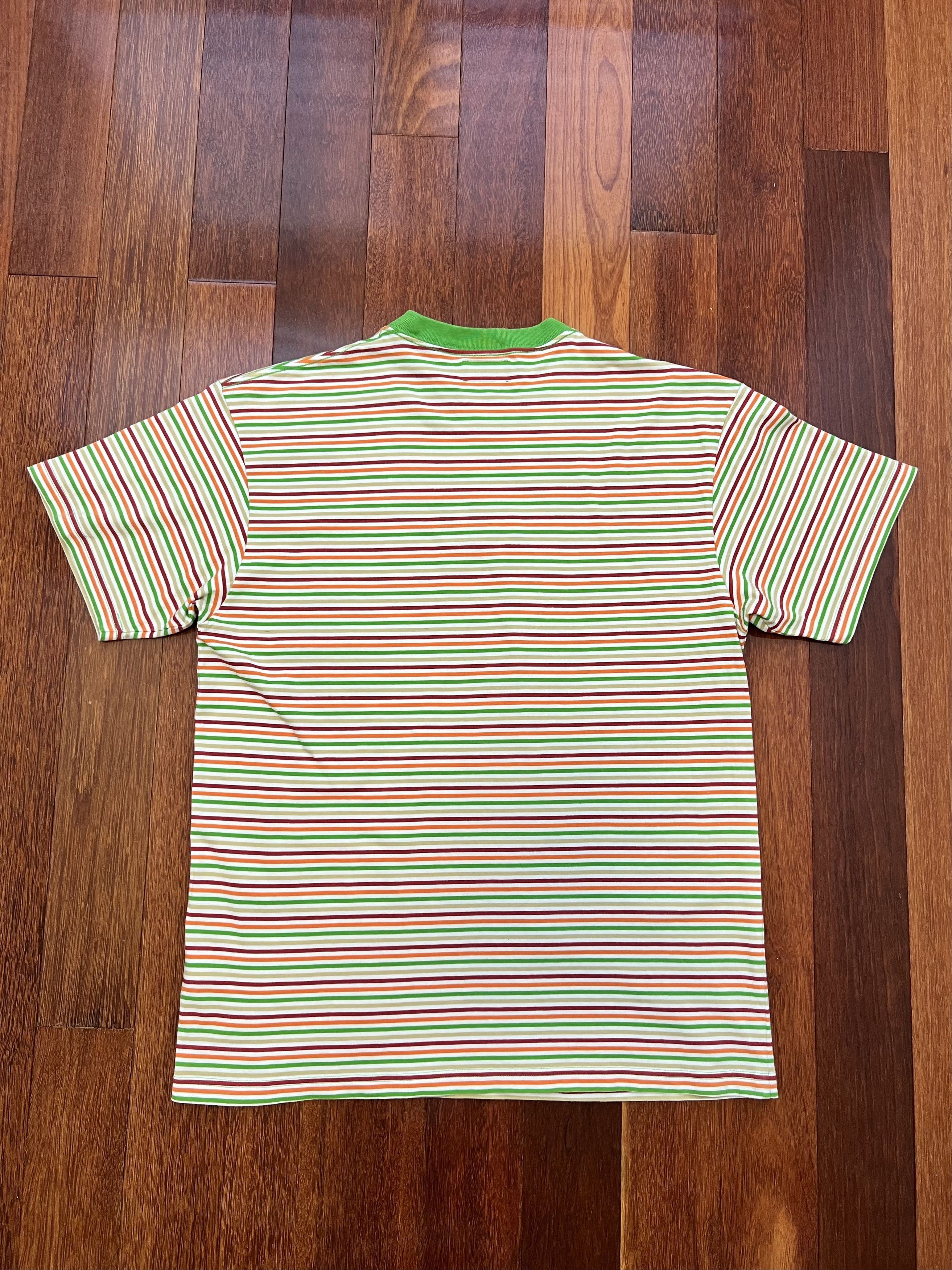 Golf Wang 💚 Golf Wang Embroidered Romeo Striped Tee Green Size US L / EU 52-54 / 3 - 2 Thumbnail