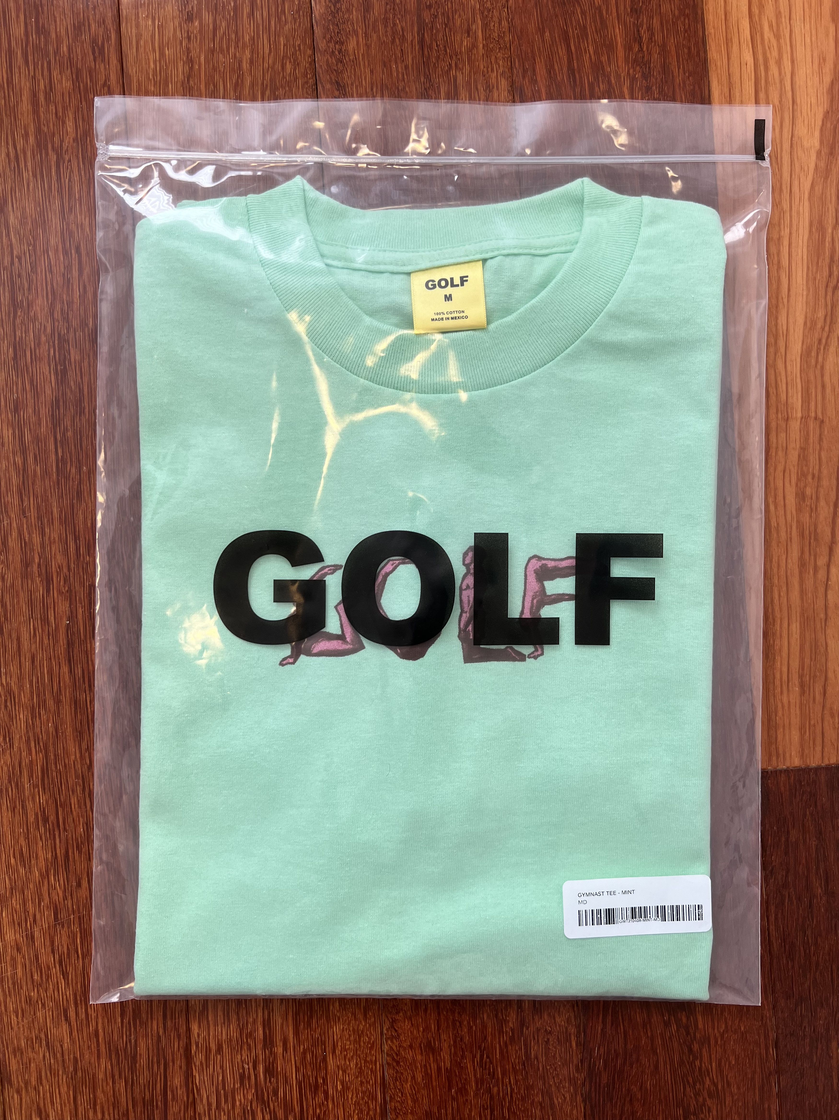 Golf Wang × Tyler The Creator 💚 Golf Wang Gymnast Tee Mint Medium NEW Size US M / EU 48-50 / 2 - 6 Thumbnail