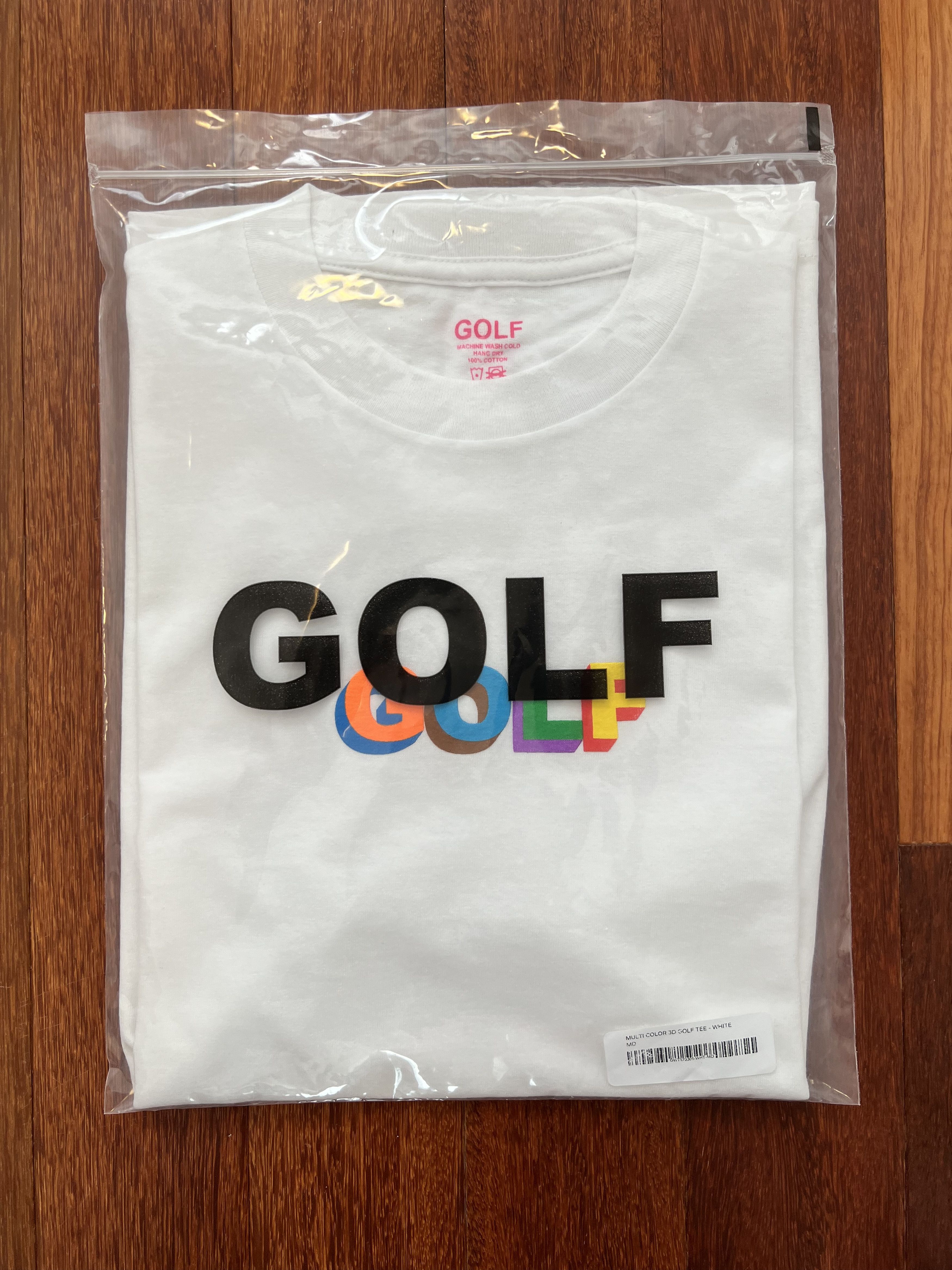 Golf Wang × Tyler The Creator 💚 Golf Wang Multi Color 3D Logo Tee White Size US M / EU 48-50 / 2 - 5 Thumbnail