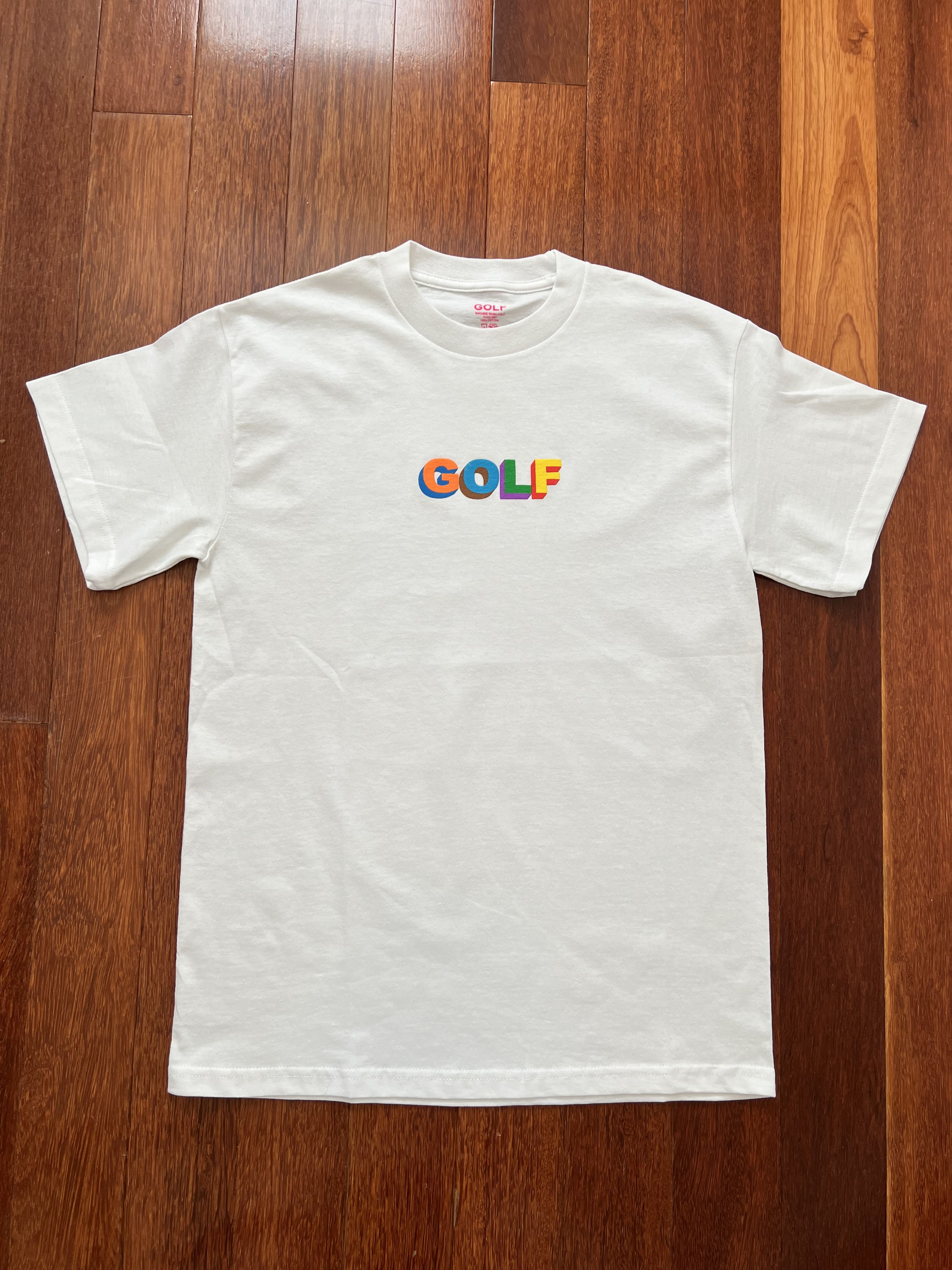 Golf Wang × Tyler The Creator 💚 Golf Wang Multi Color 3D Logo Tee White Size US M / EU 48-50 / 2 - 1 Thumbnail