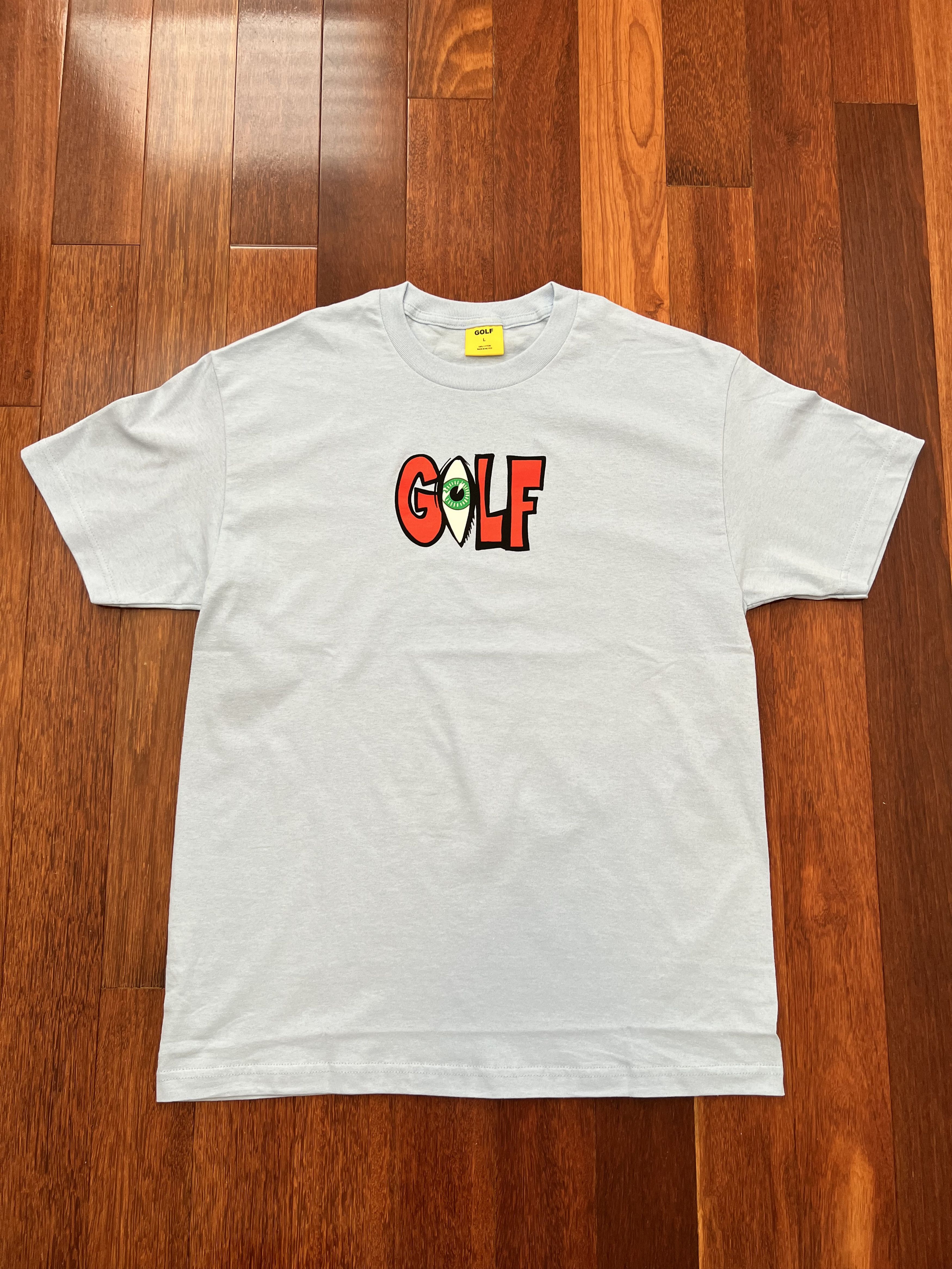 Golf Wang × Tyler The Creator 💚 Golf Wang Eye Logo Tee Light Blue Size US L / EU 52-54 / 3 - 1 Thumbnail
