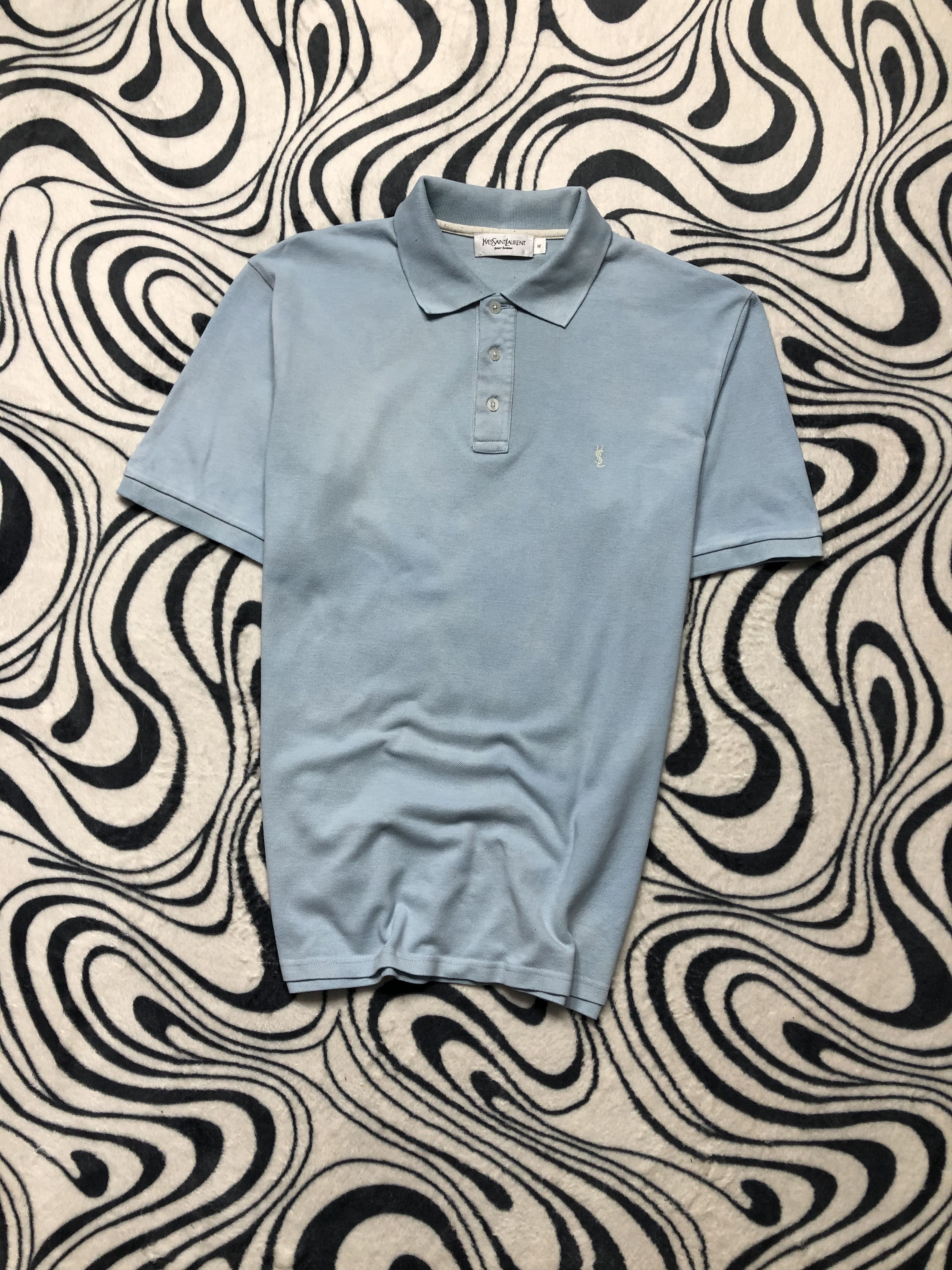 Yves Saint Laurent Yves Saint Laurent YSL Mens Polo Shirt Size US M / EU 48-50 / 2 - 1 Thumbnail