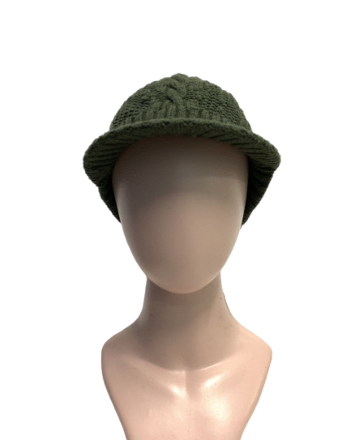 Homespun Knitwear × Lacoste × Other Vintage LACOSTE Cable Knitted Beanie Cap Size ONE SIZE - 2 Thumbnail