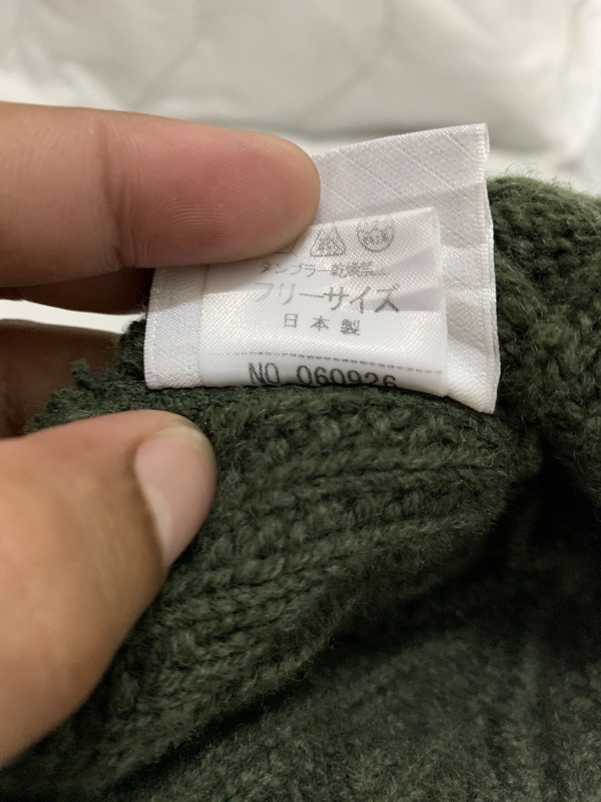 Homespun Knitwear × Lacoste × Other Vintage LACOSTE Cable Knitted Beanie Cap Size ONE SIZE - 9 Thumbnail