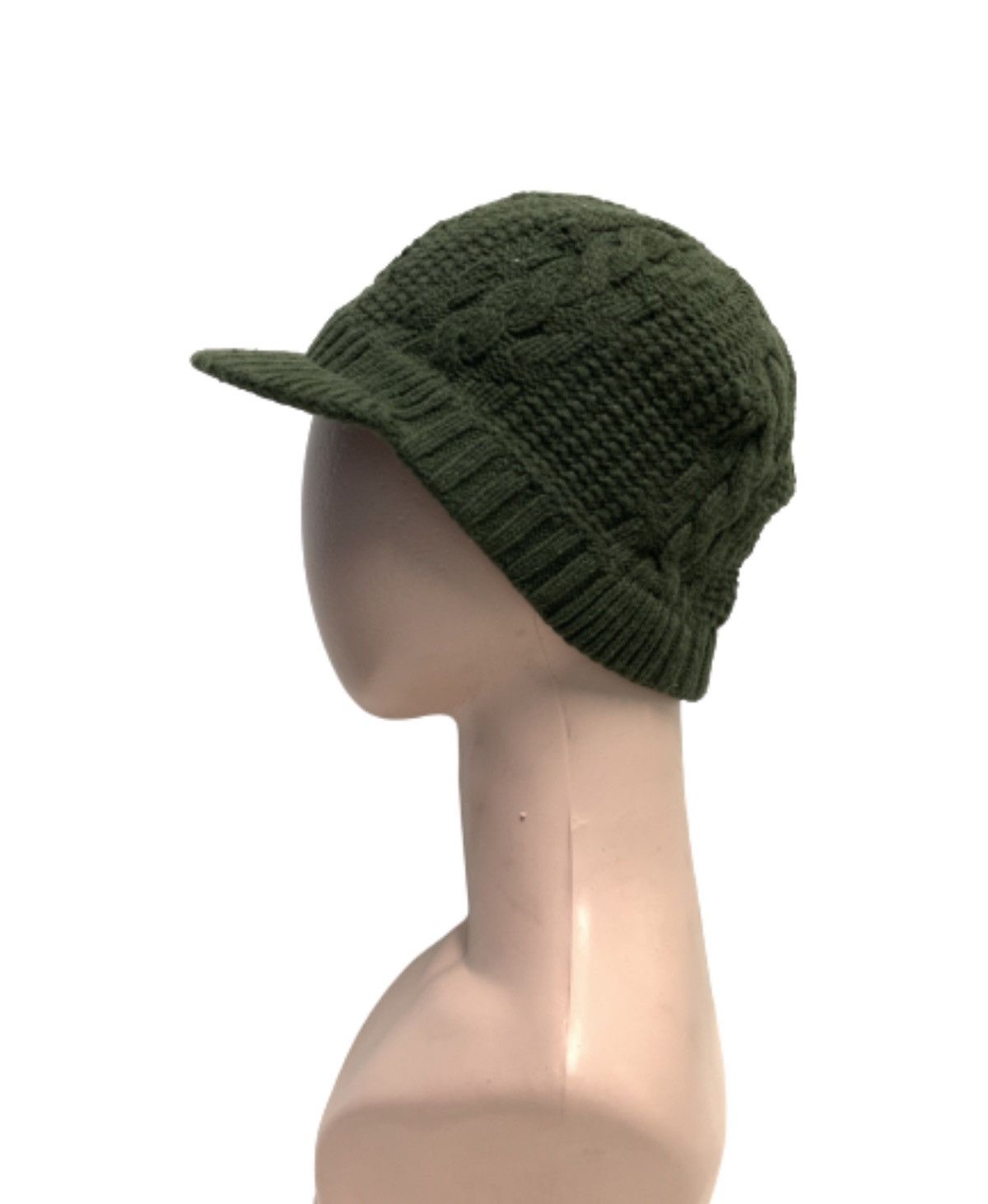 Homespun Knitwear × Lacoste × Other Vintage LACOSTE Cable Knitted Beanie Cap Size ONE SIZE - 3 Thumbnail