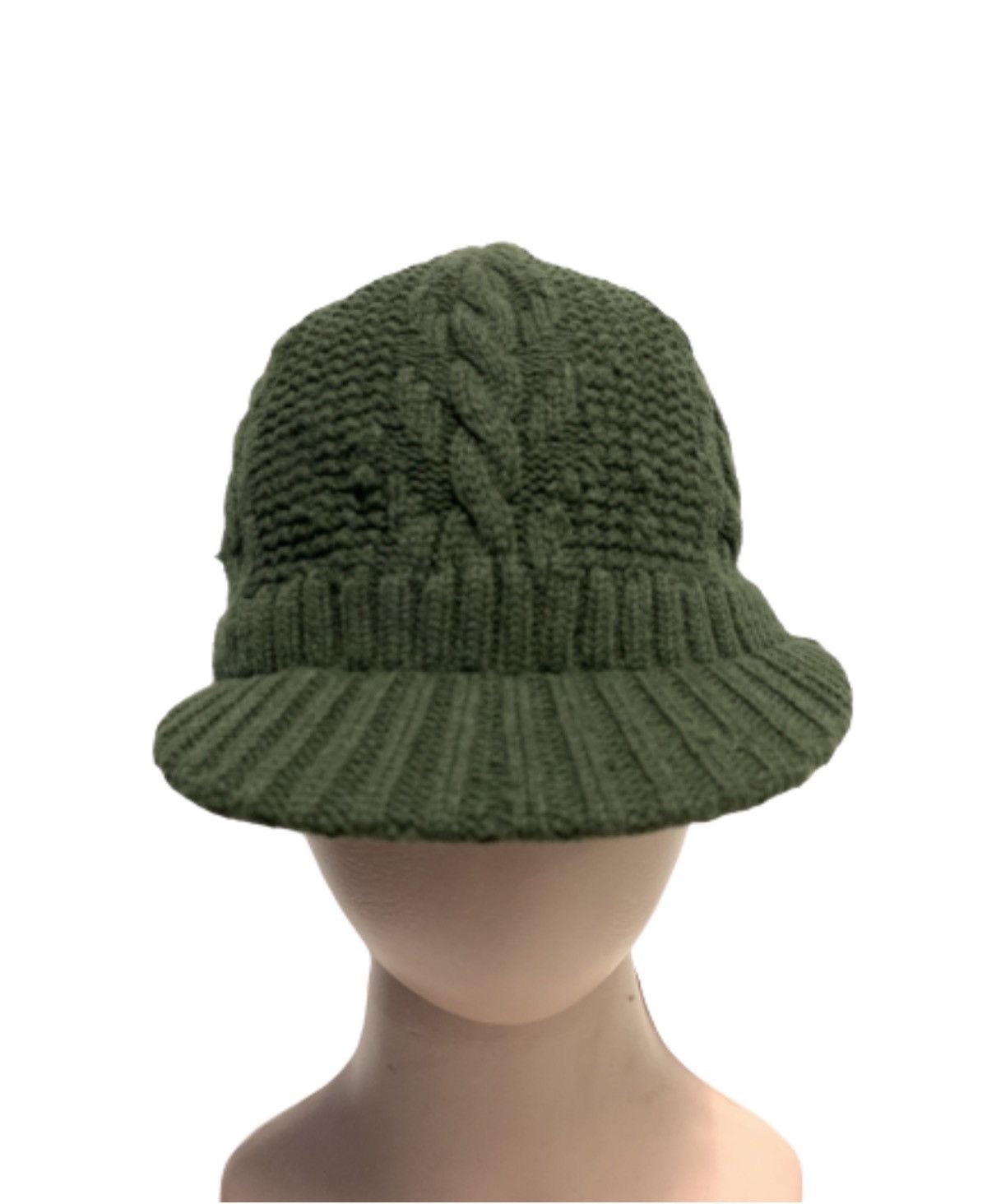 Homespun Knitwear × Lacoste × Other Vintage LACOSTE Cable Knitted Beanie Cap Size ONE SIZE - 4 Thumbnail