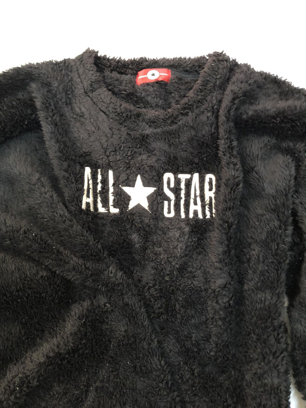 Converse × Japanese Brand 🔥STEAL🔥CONVERSE ALL STAR EMBROIDERY FLEECE FUR SWEATSHIRT Size US M / EU 48-50 / 2 - 11 Thumbnail
