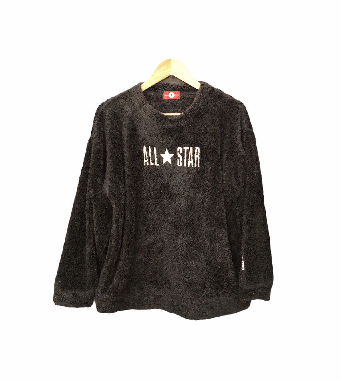 Converse × Japanese Brand 🔥STEAL🔥CONVERSE ALL STAR EMBROIDERY FLEECE FUR SWEATSHIRT Size US M / EU 48-50 / 2 - 1 Thumbnail