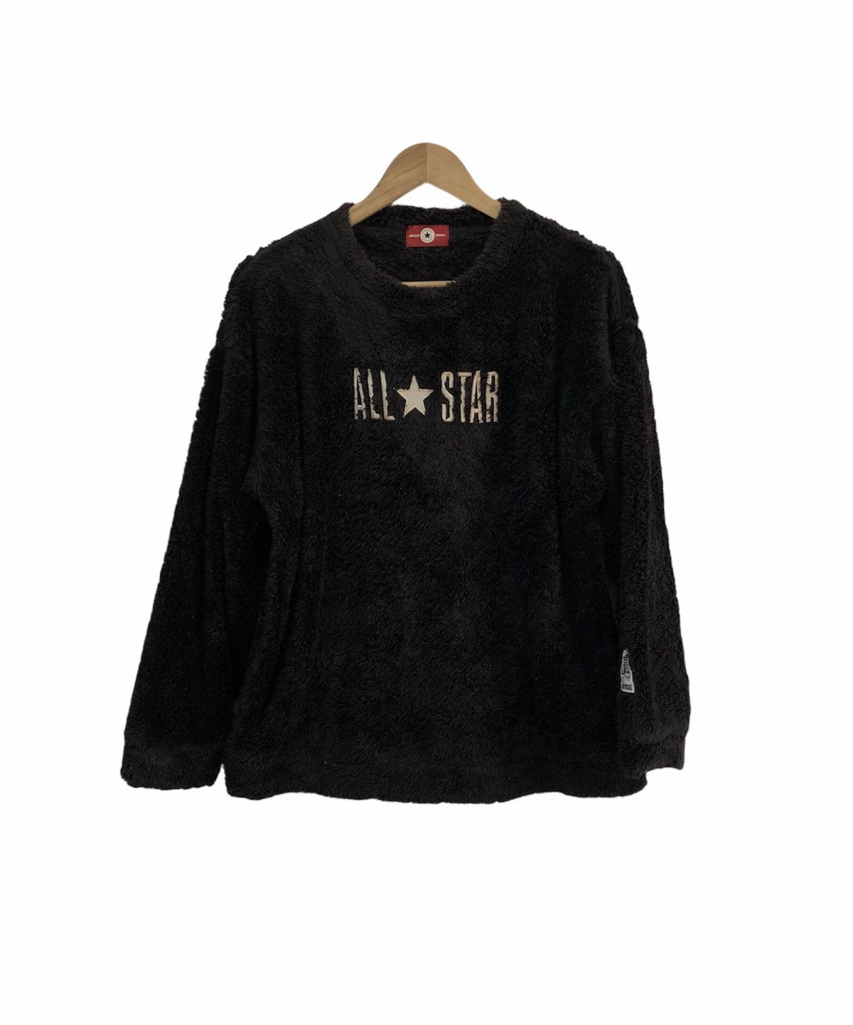 Converse × Japanese Brand 🔥STEAL🔥CONVERSE ALL STAR EMBROIDERY FLEECE FUR SWEATSHIRT Size US M / EU 48-50 / 2 - 2 Thumbnail