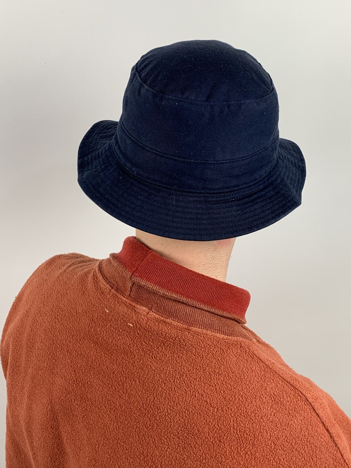 Nike 90s Vintage Nike Center Swoosh Bucket Hat Cap Size ONE SIZE - 4 Thumbnail