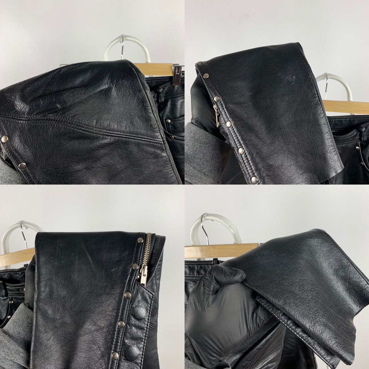 Genuine Leather Women’s Vintage Harley Davidson Leather Pants Size 30" / US 8 / IT 44 - 20 Thumbnail