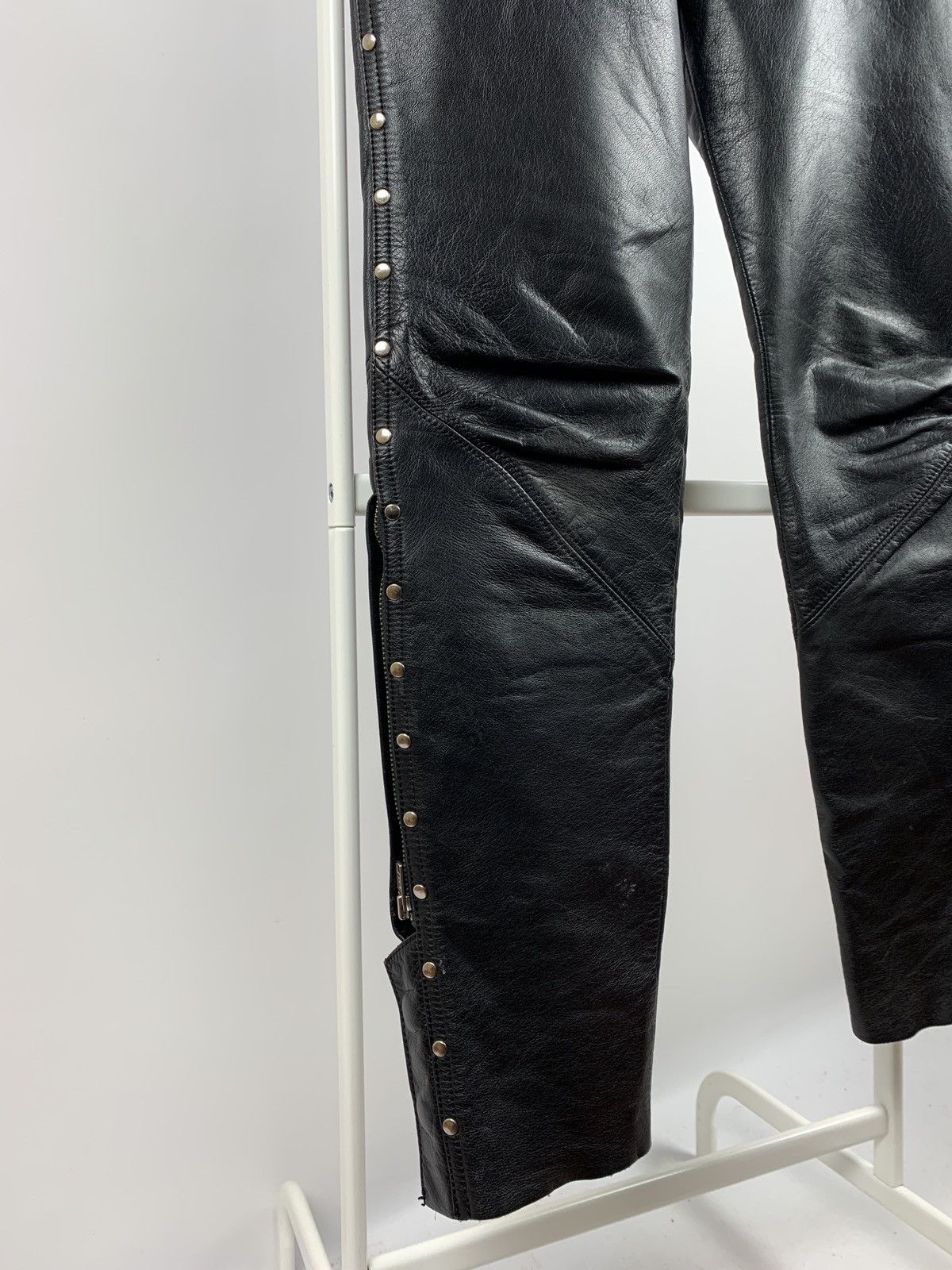 Genuine Leather Women’s Vintage Harley Davidson Leather Pants Size 30" / US 8 / IT 44 - 8 Thumbnail