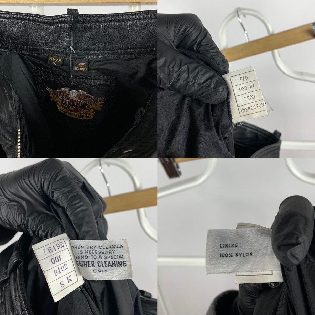 Genuine Leather Women’s Vintage Harley Davidson Leather Pants Size 30" / US 8 / IT 44 - 22 Thumbnail