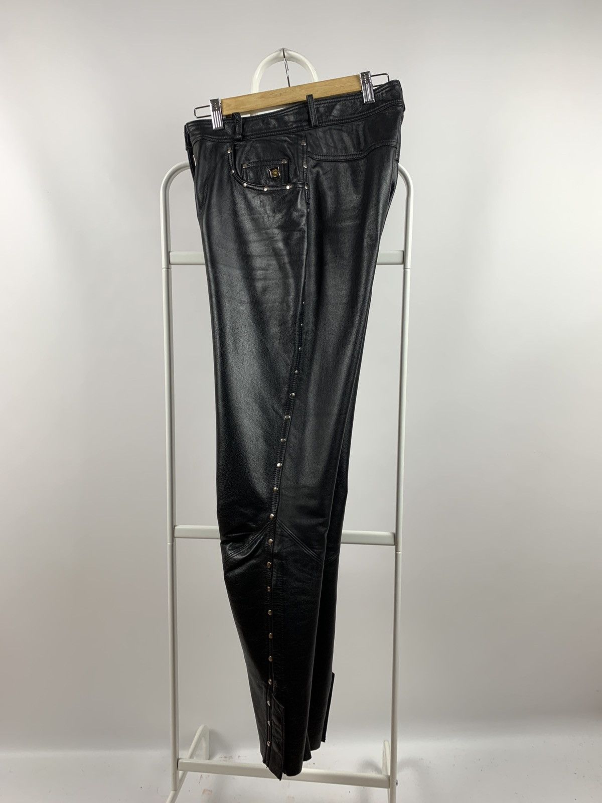 Genuine Leather Women’s Vintage Harley Davidson Leather Pants Size 30" / US 8 / IT 44 - 17 Thumbnail