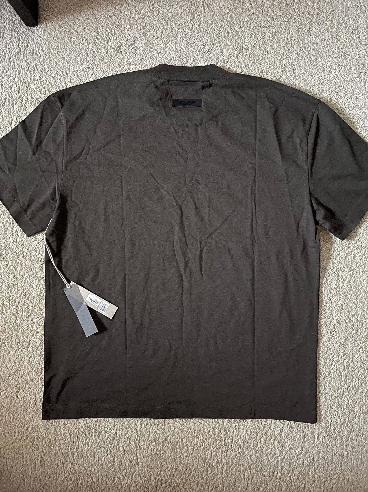 FOG - Essentials Fear Of God Off Black FW22 T-Shirt Sz (XL)
