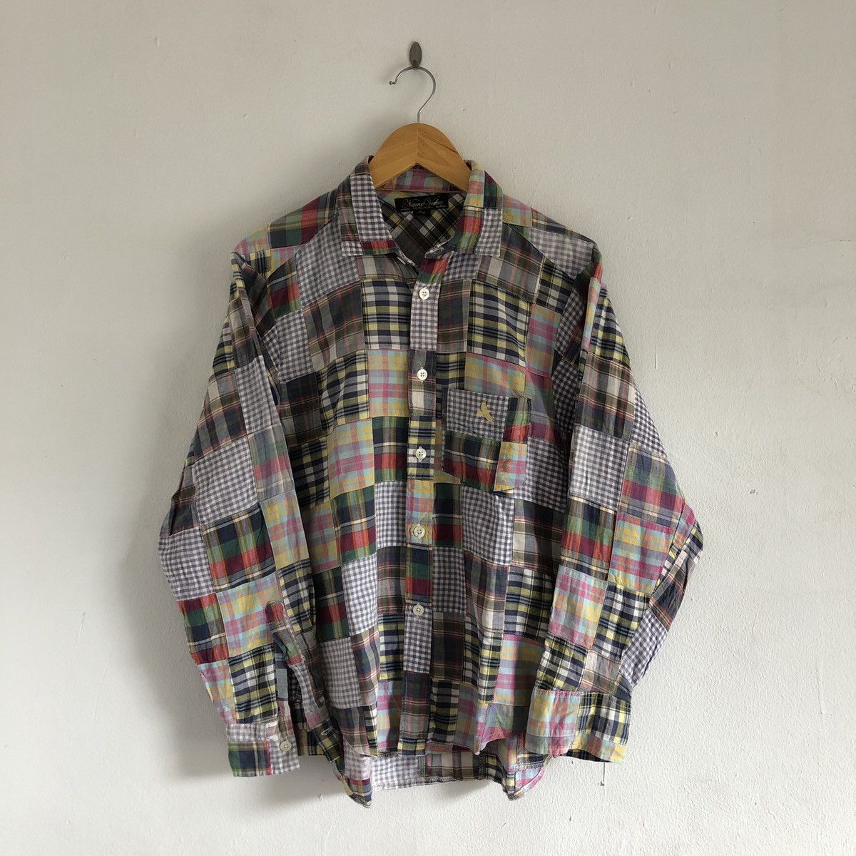 Japanese Brand New value patchwork shirt Size US L / EU 52-54 / 3 - 1 Thumbnail