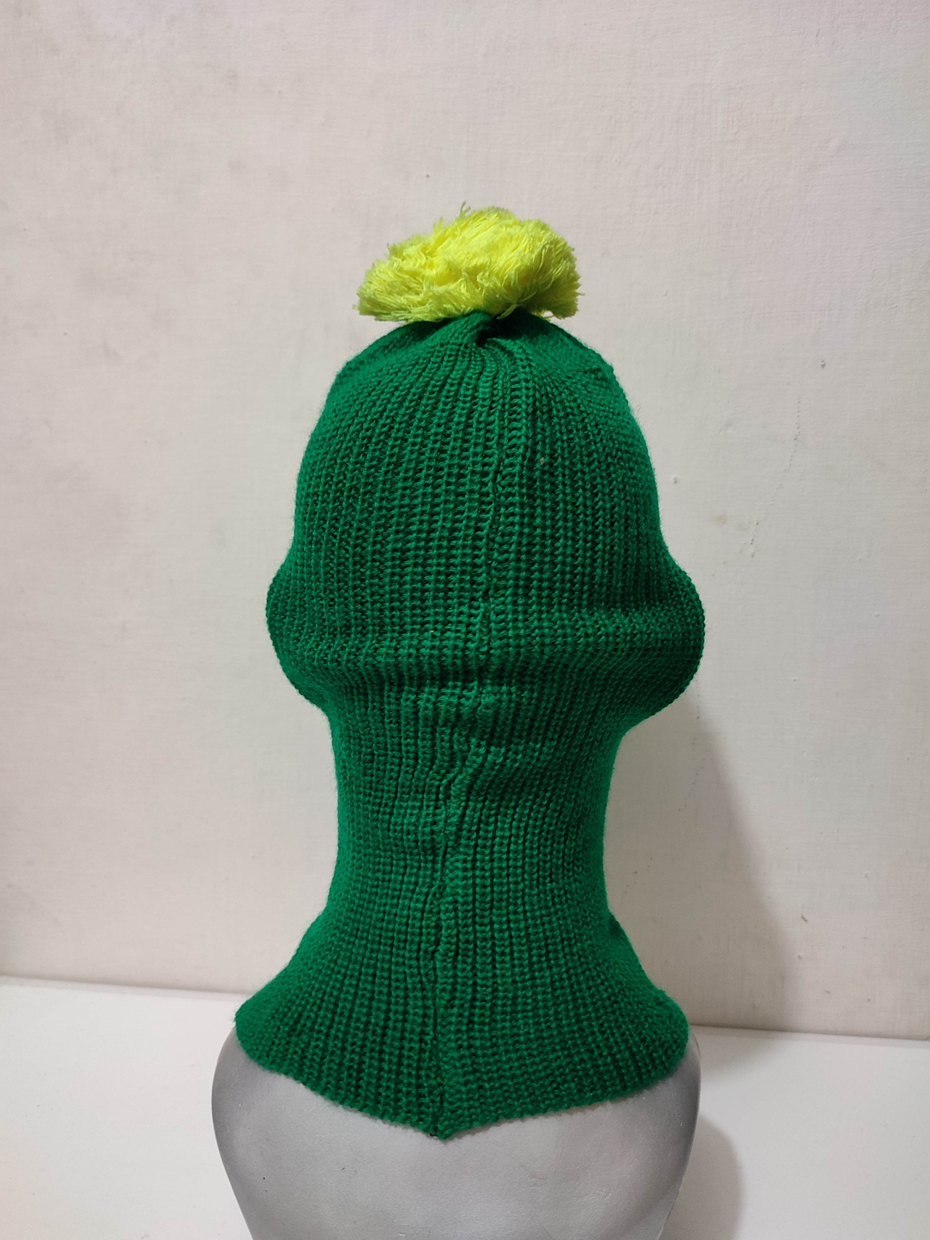 Other 🔥Unknown Green 3 Hole Masked Balaclava Hats Size ONE SIZE - 6 Thumbnail